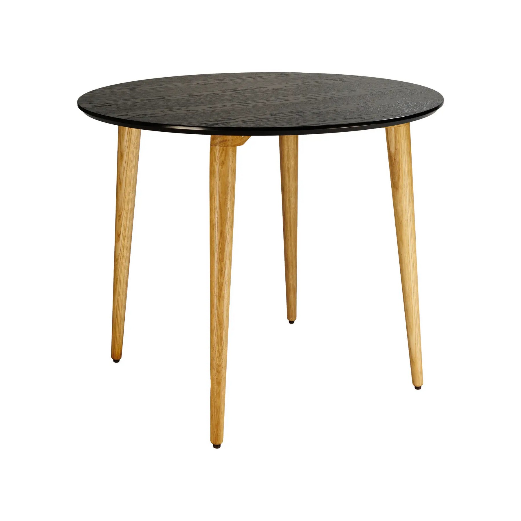 Зображення з  Стіл Dan d-90 чорний / натуральний дуб