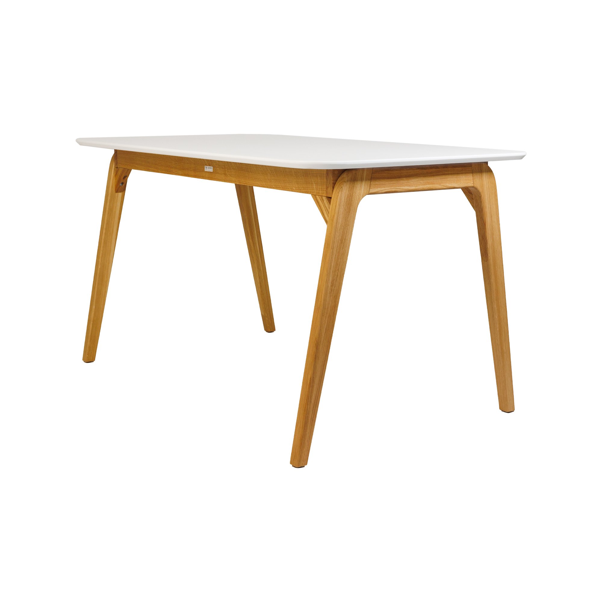 Зображення з  Стіл Floki 140 х 80 білий + натуральний