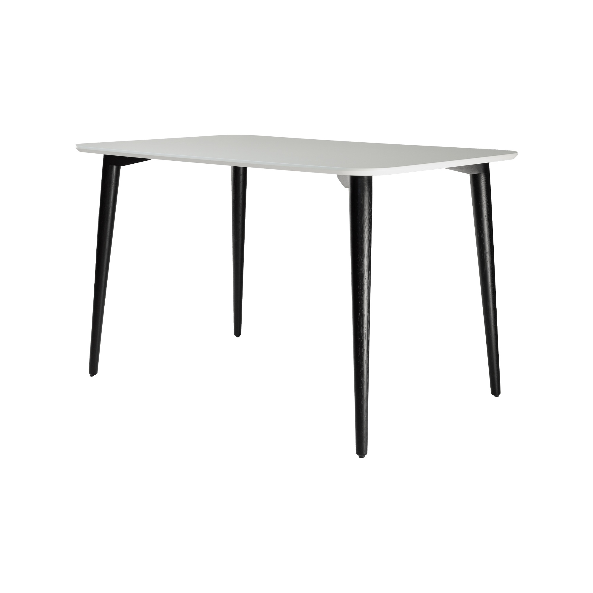 Зображення з  Стіл Dan 120 х 80 білий / чорний