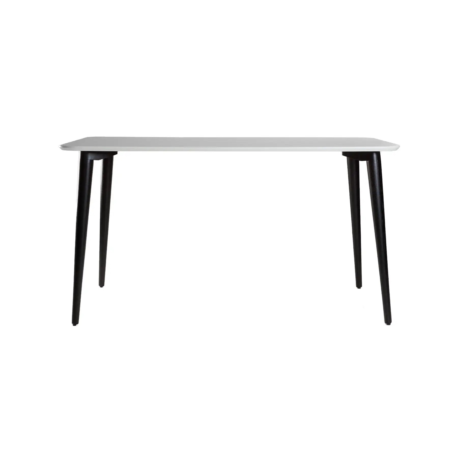 Зображення з  Стіл Dan 140 х 80 білий / чорний