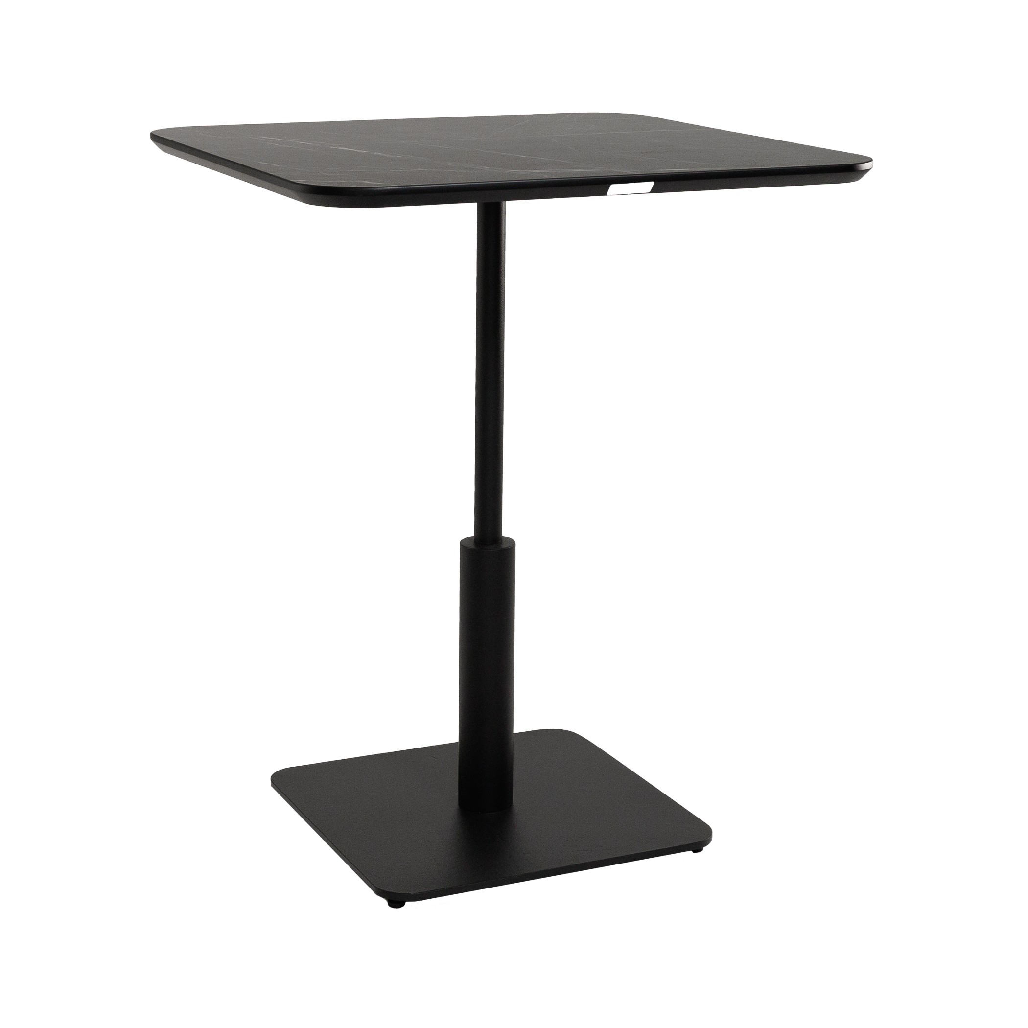 Зображення з  Стіл Ibiza soft HPL 60x60 Egger F206 ST9 Камінь П'єтра Гріджія чорний