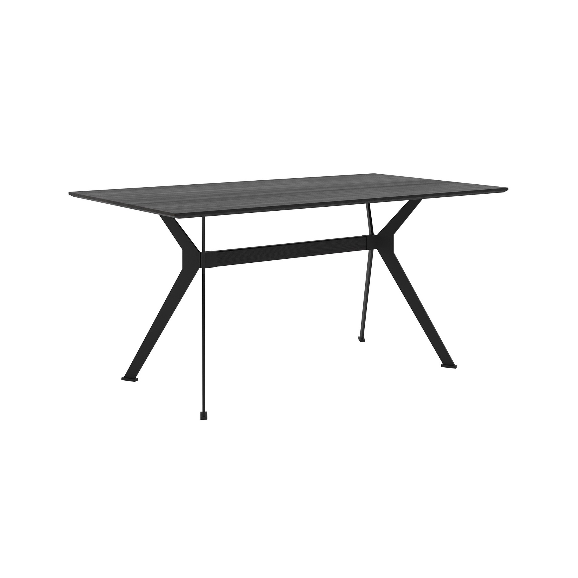 Зображення з  Стіл Lovko Stealth (Стелс) 180 х 90 чорні ноги / чорний дуб 83030180