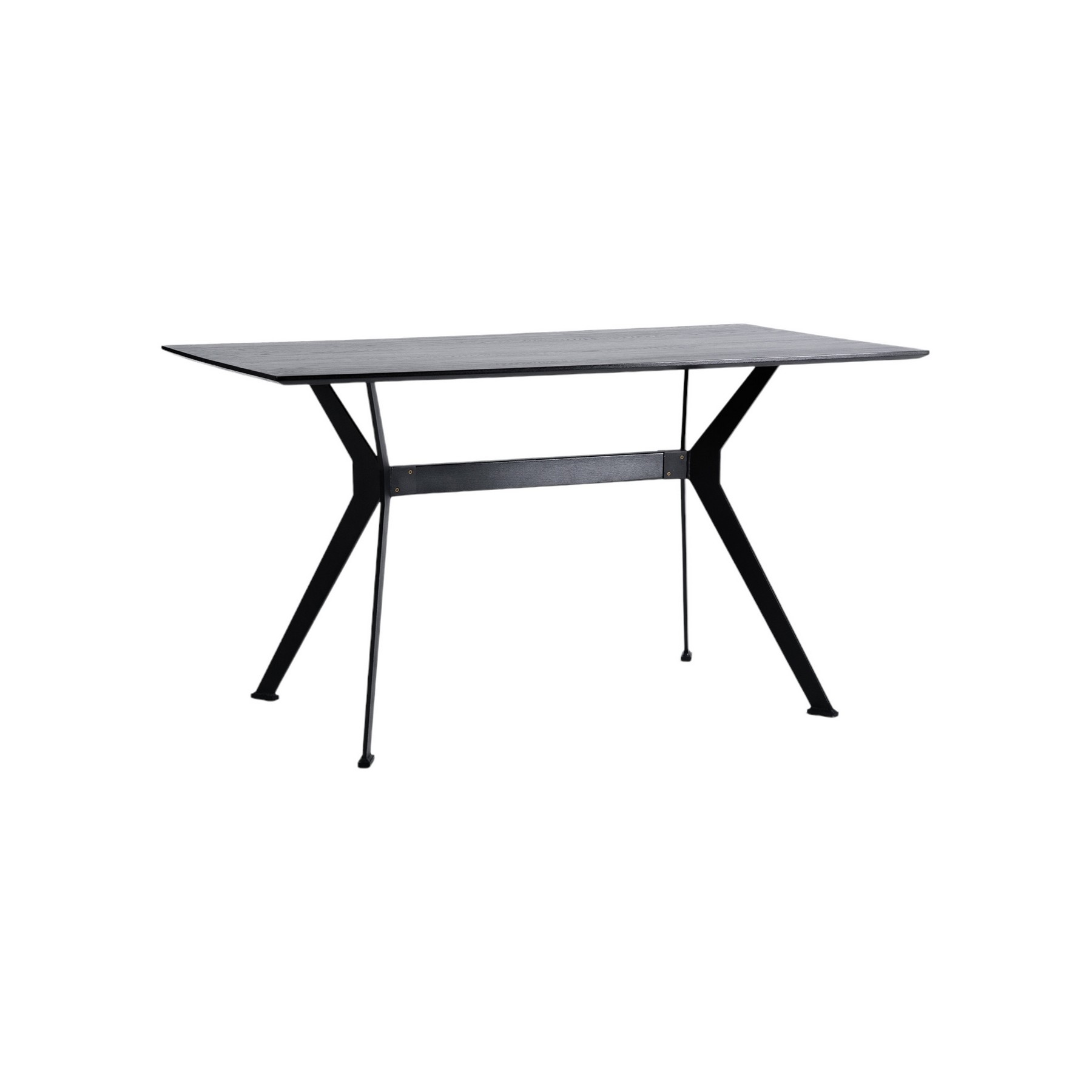 Зображення з  Стіл Lovko Stealth (Стелс) 140 х 80 чорні ноги / чорний дуб 83030140