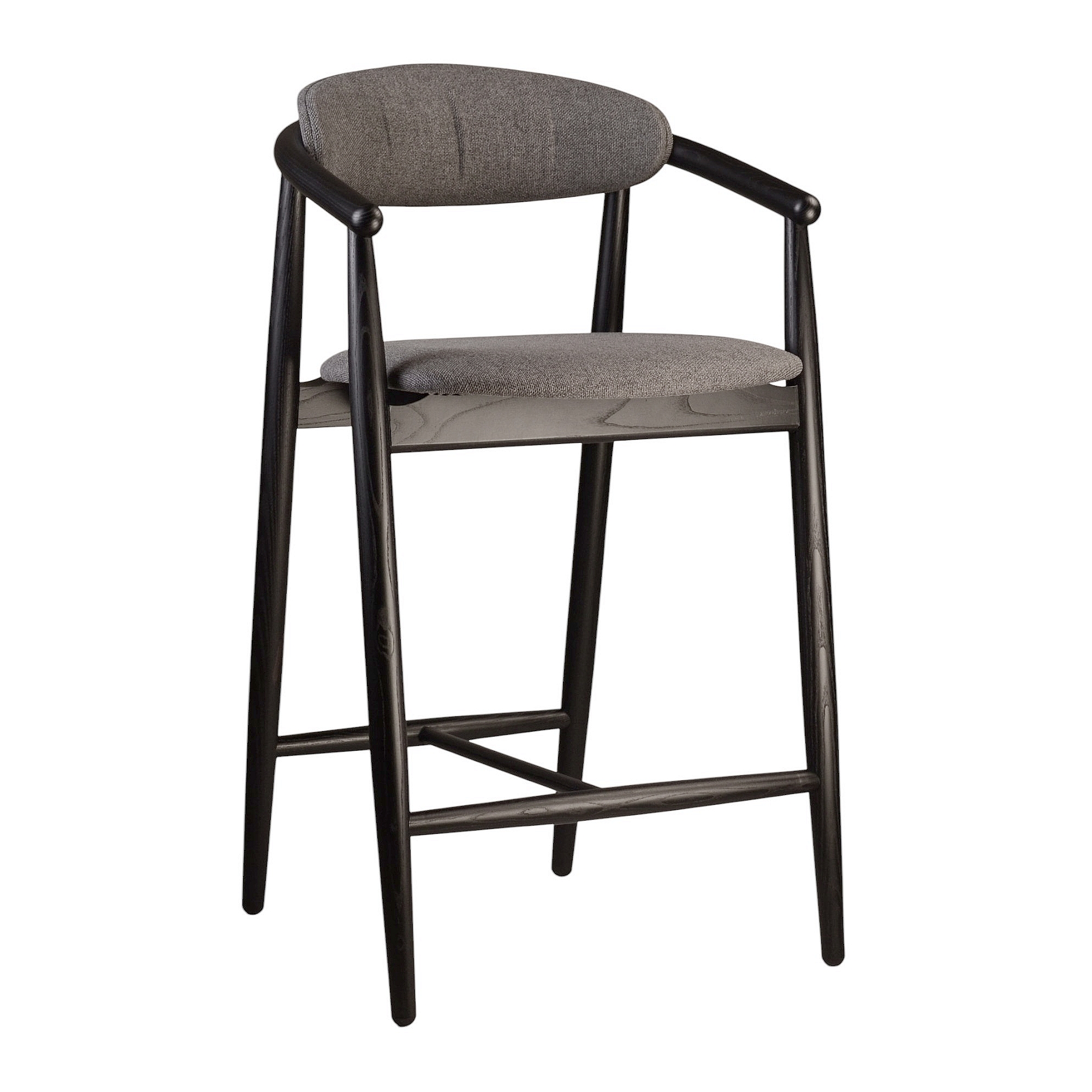 Зображення з  Стілець напівбарний Mamont Soft чорний / Austin 19