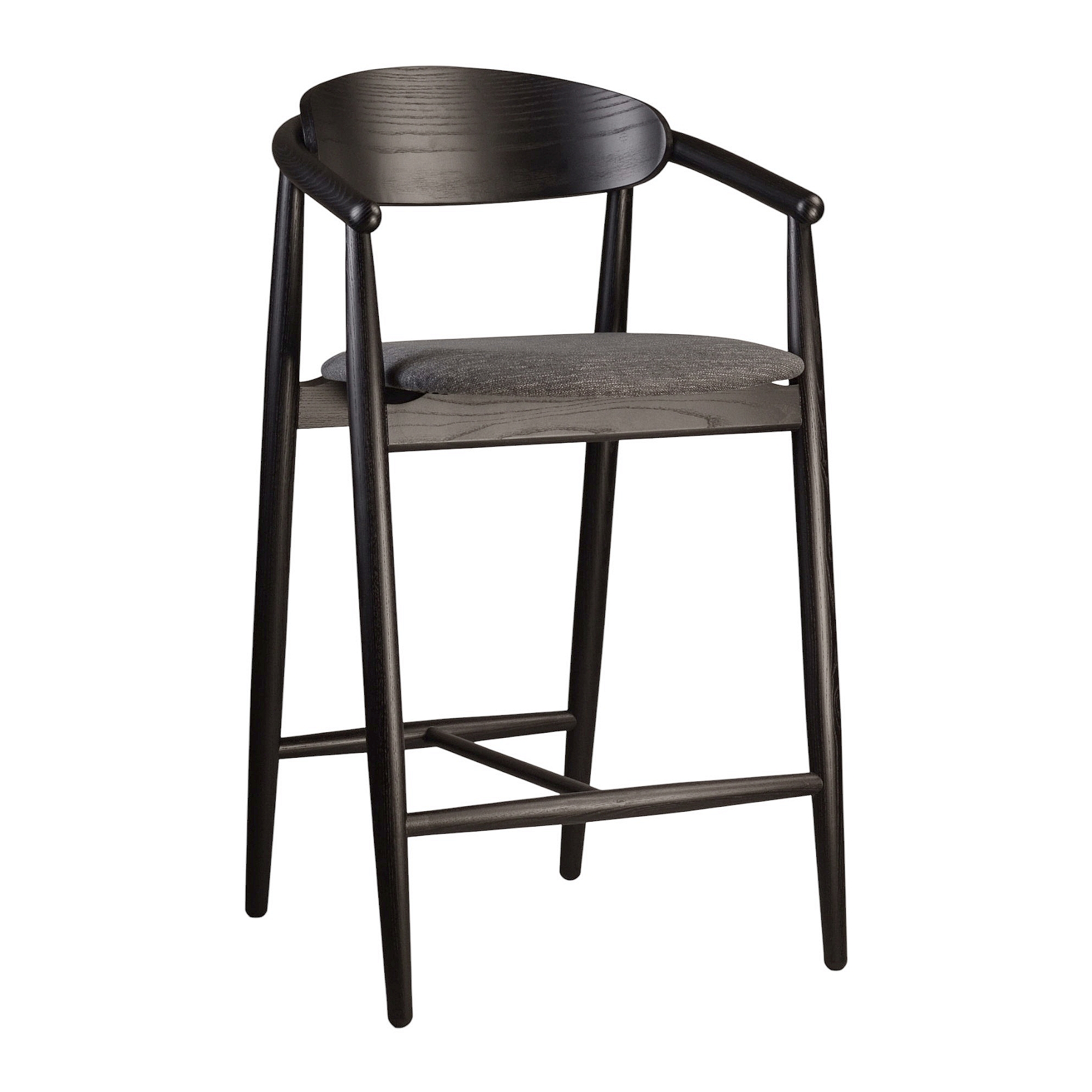 Зображення з  Стілець напівбарний Mamont semi-soft чорний / Superior 19