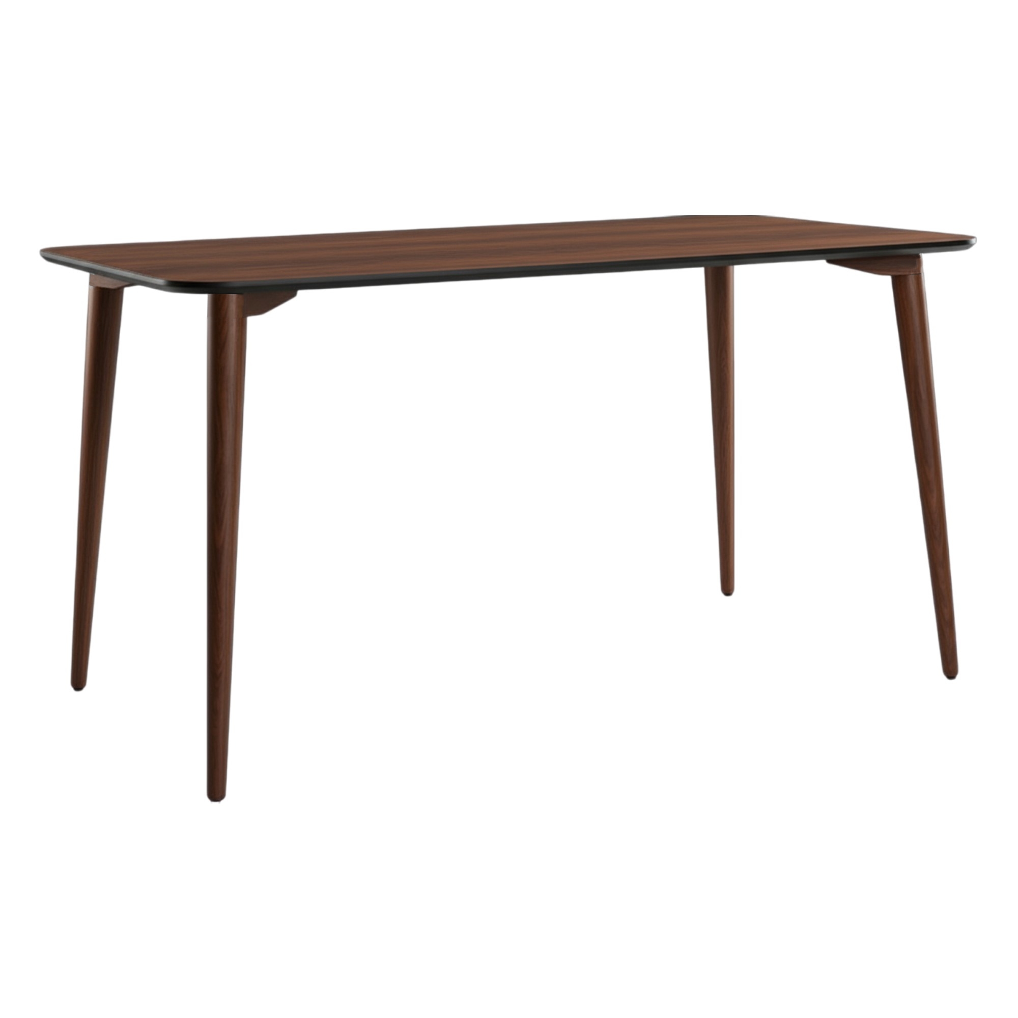 Зображення з  Стіл Dan 140 х 80 темний горіх