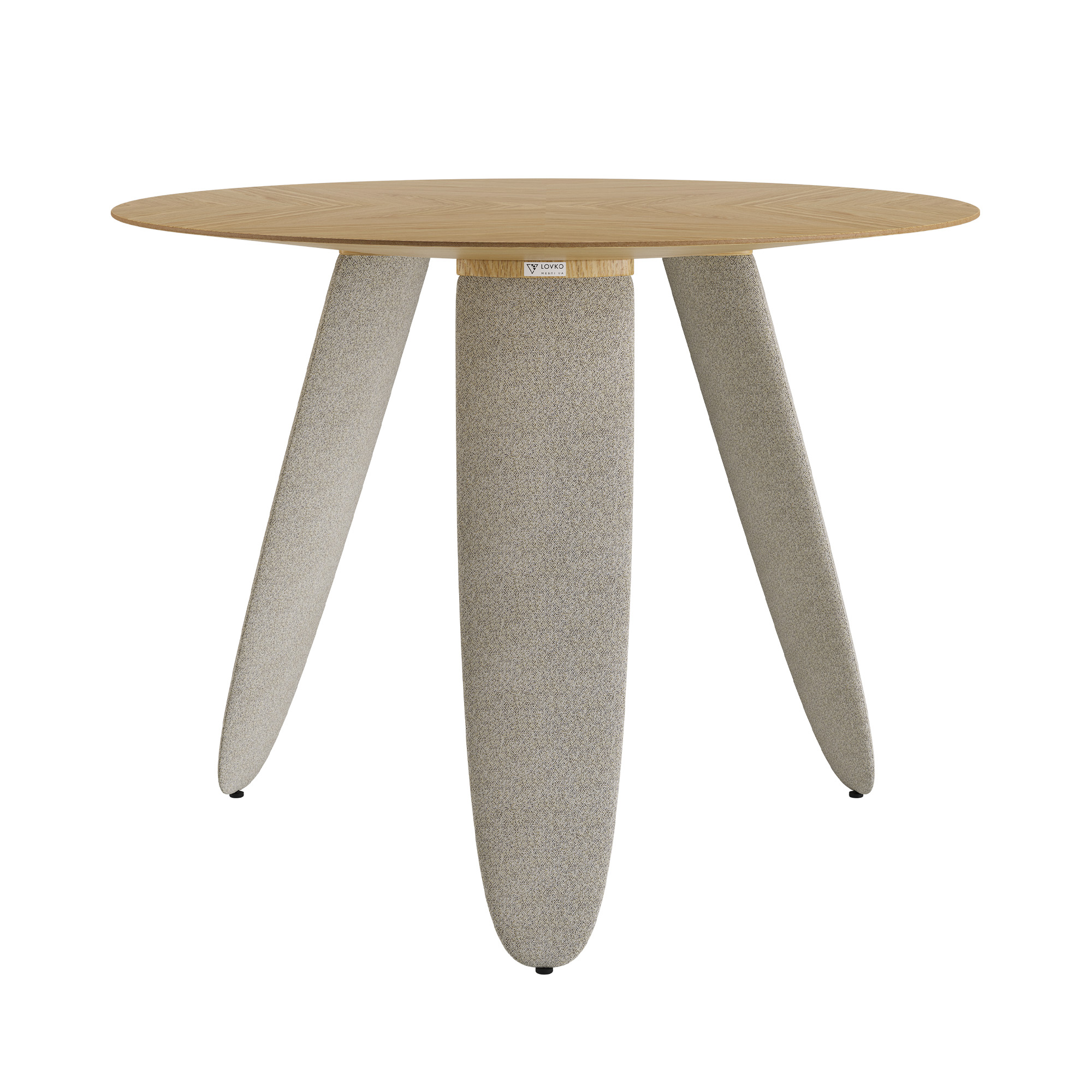 Зображення з  Стіл Rino d-100 дуб маркетрі / Node 07