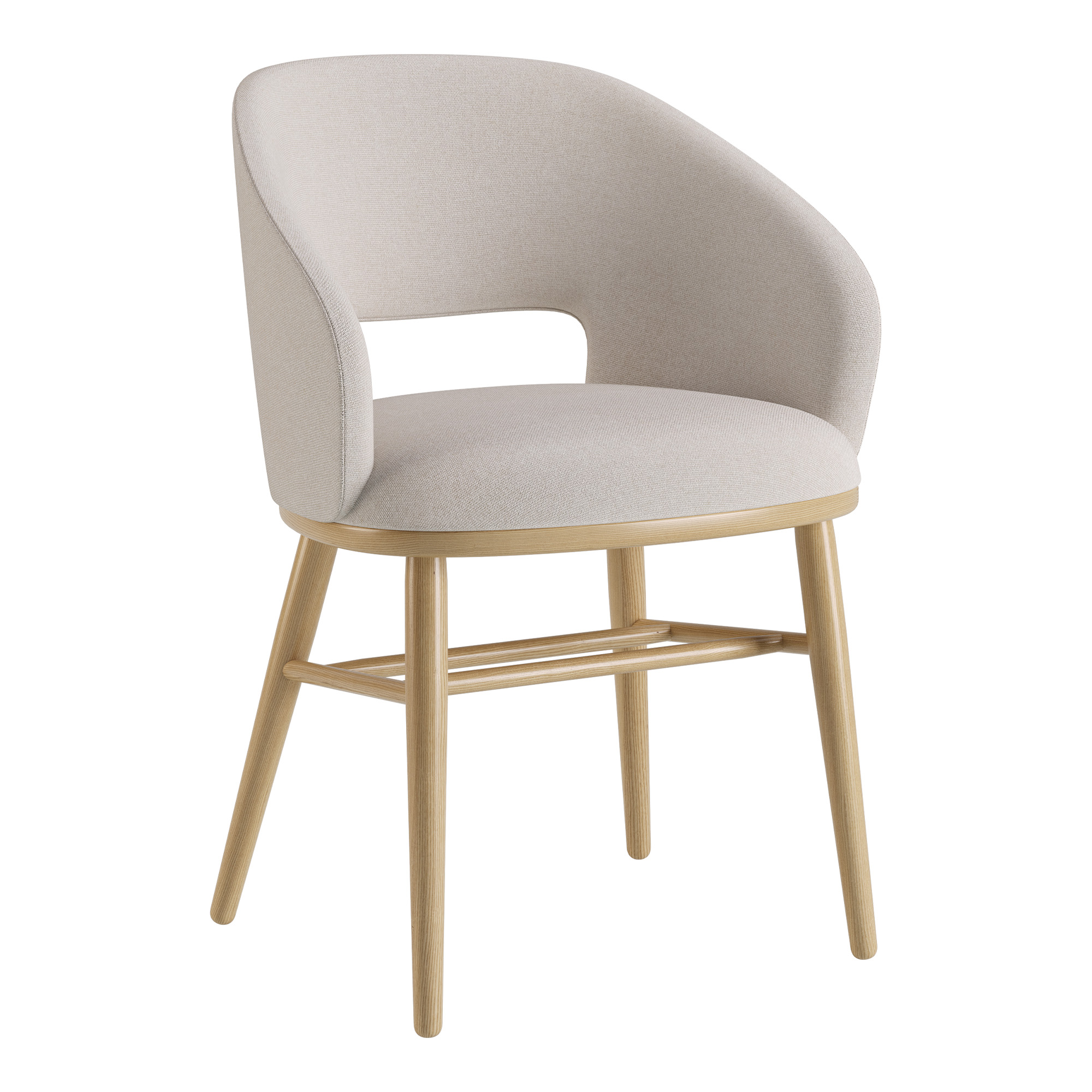 Зображення з  Стілець Dolphin натуральний ясен / Austin 01