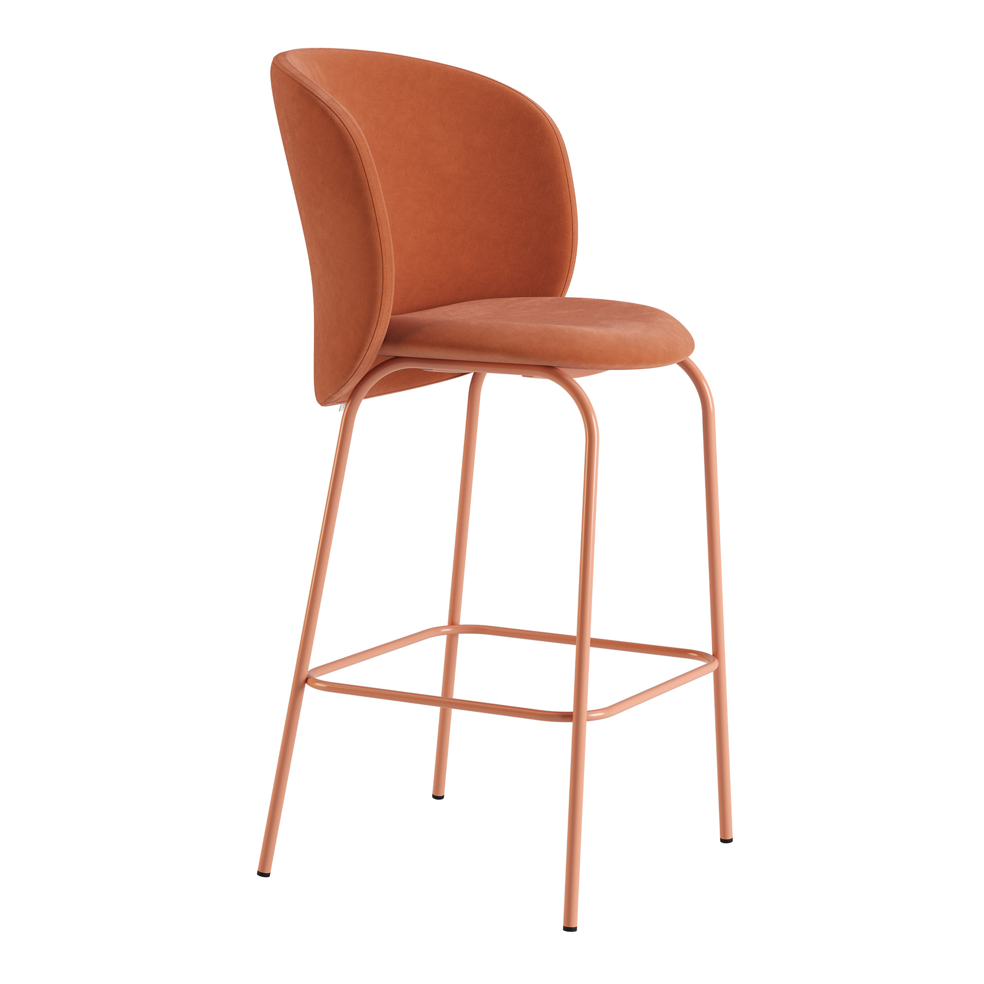 Зображення з  Стілець напівбарний Lilo Exclusive Terracotta Velvet