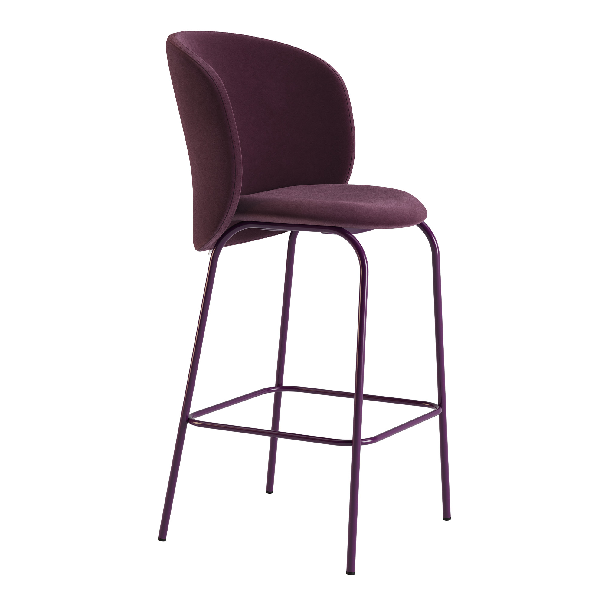 Зображення з  Стілець напівбарний Lilo Exclusive Deep Plum