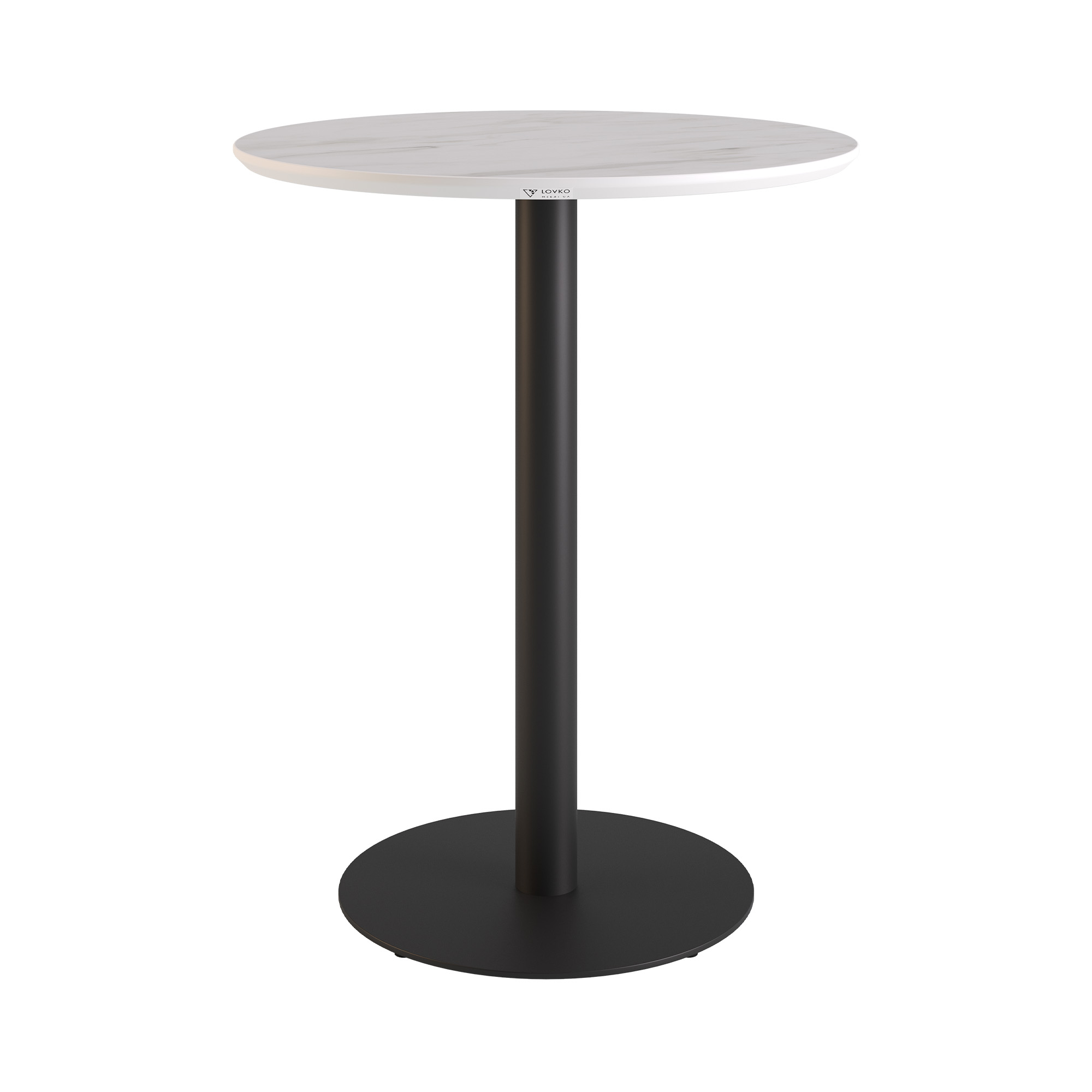 Зображення з  Стіл Soul HPL d-60 Arpa 3346 Ker біла / чорна опора