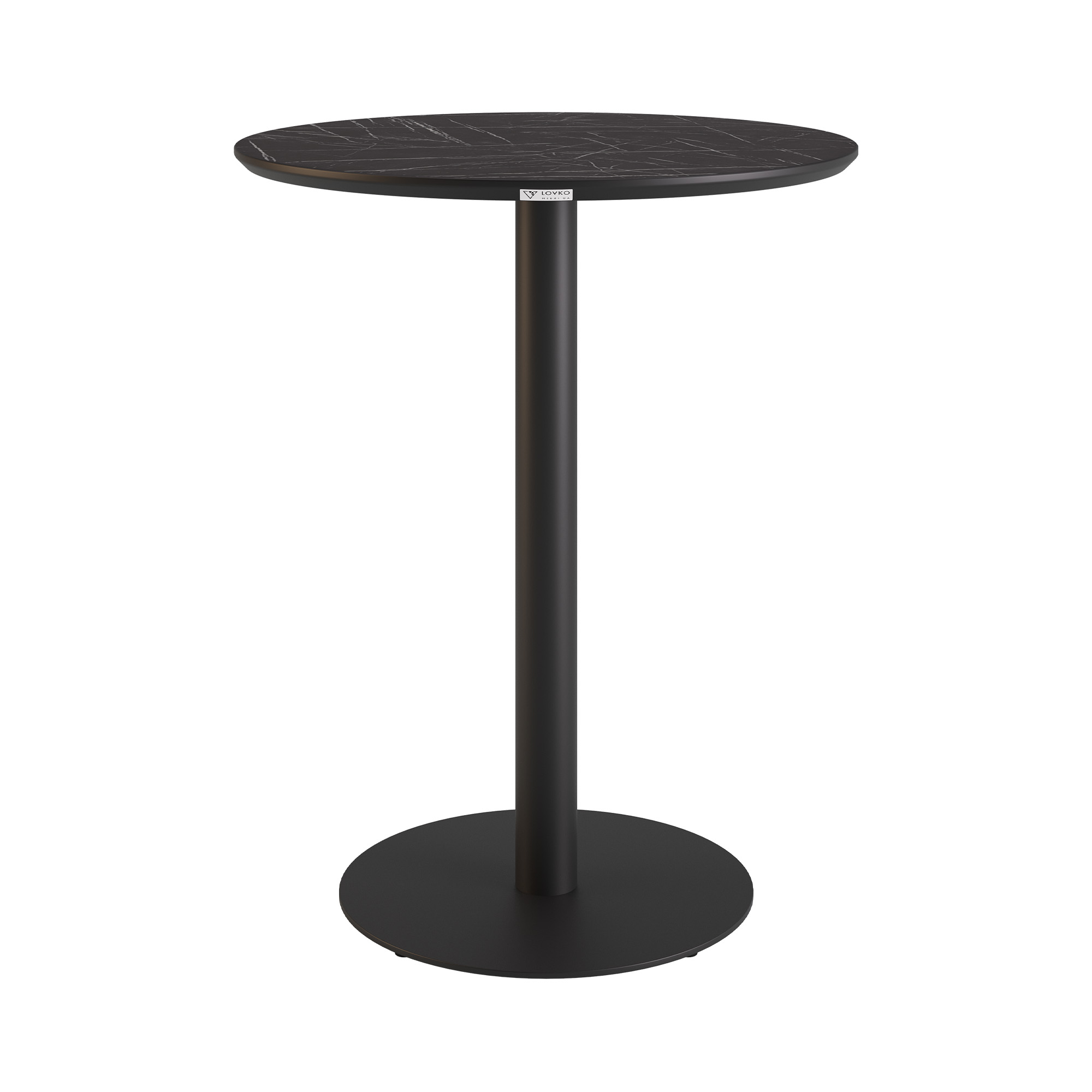 Зображення з  Стіл Soul HPL d-60 Egger F206 / чорна опора