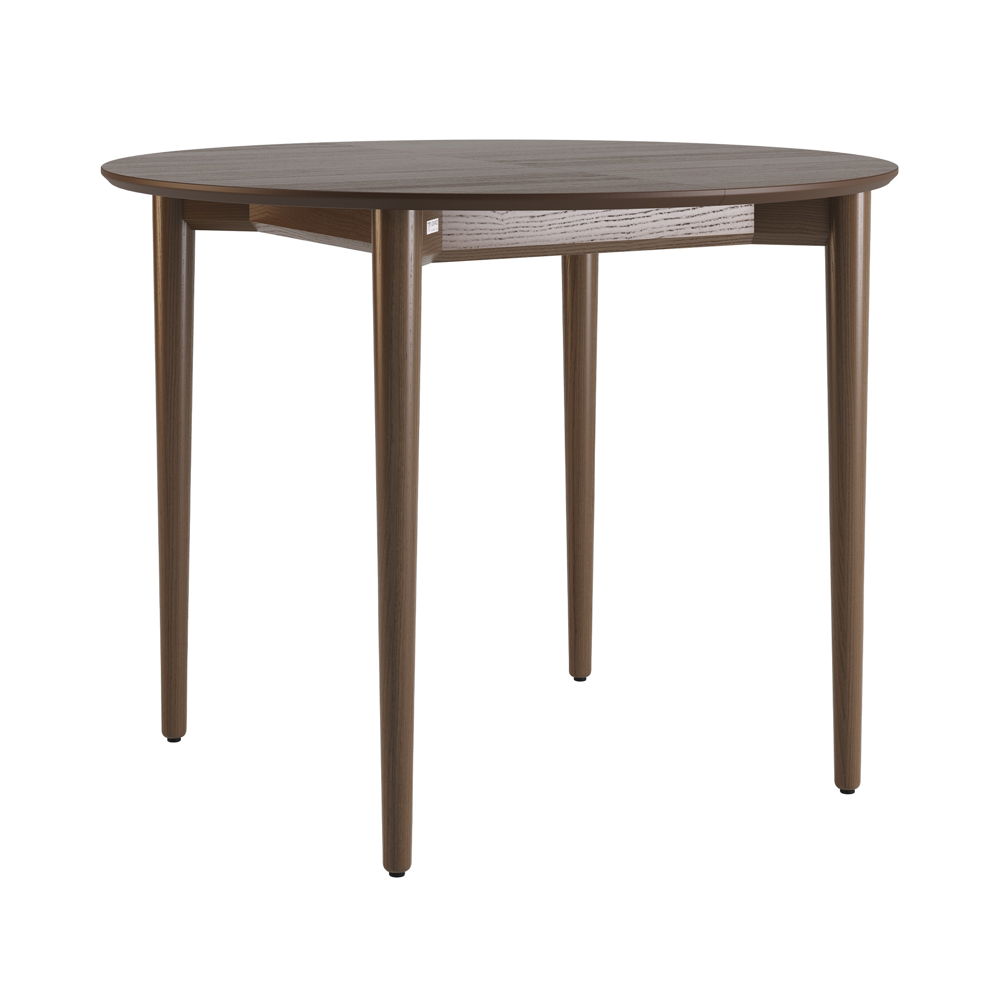 Зображення з  Стіл розкладний Silva d-100+40 темний горіх