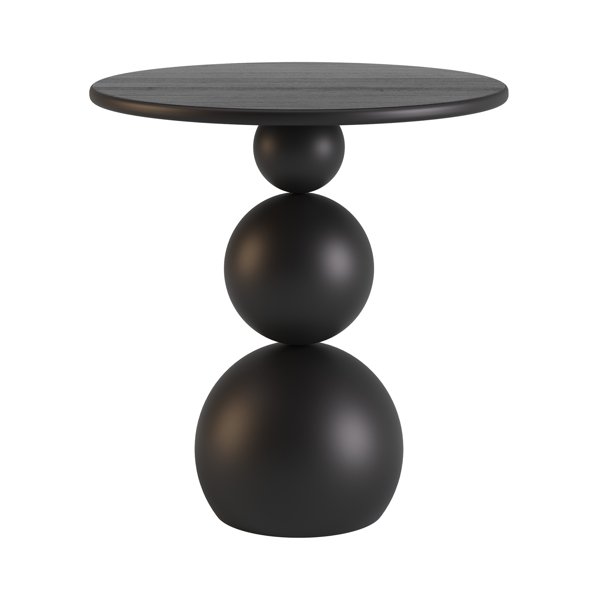 Зображення з  Столик кавовий Bolla 2 чорний RAL 9005 МДФ + шпон