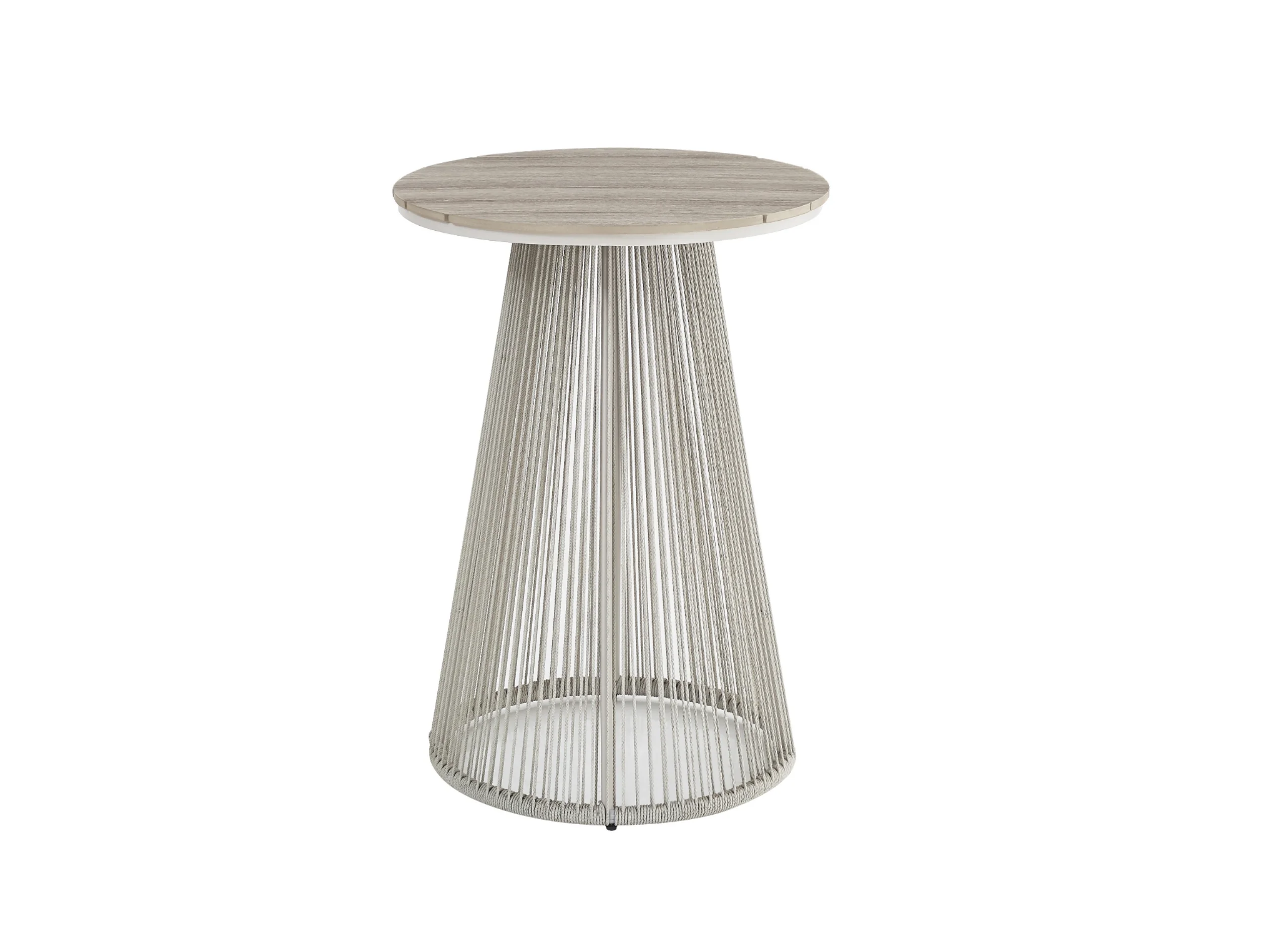 Стіл барний садовий "Ізола" ODBT-20 дріфтвуд грей + айворі — фото 10
