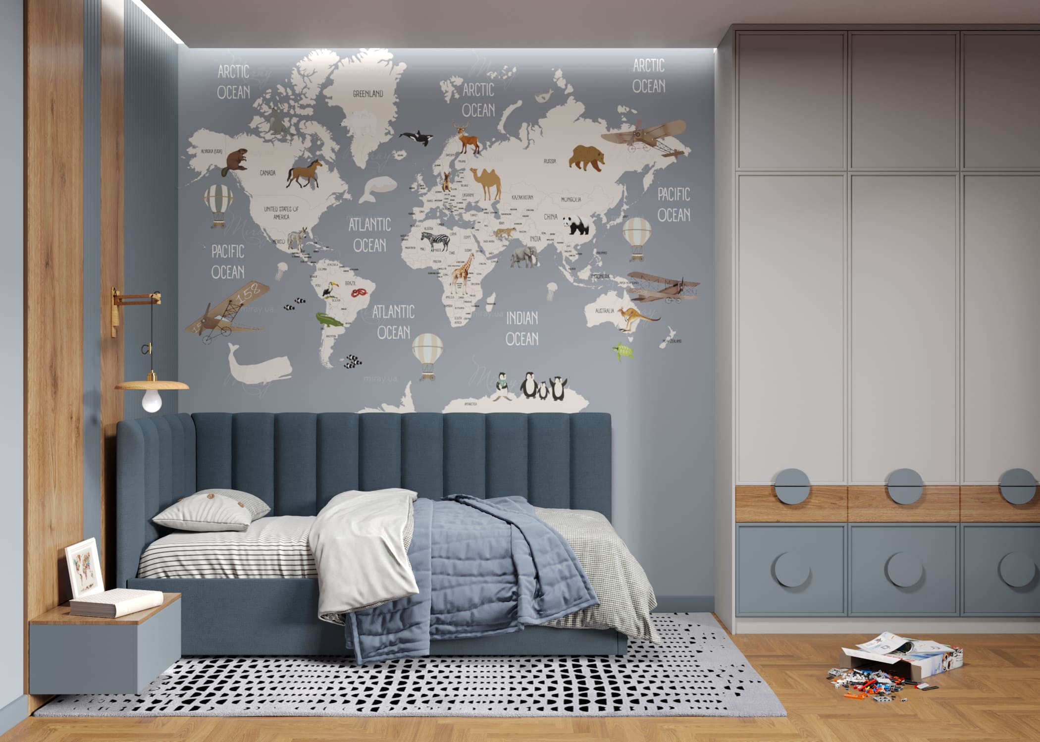 Зображення з  Ліжко кутове Preston/Престон без механізму (90х190)