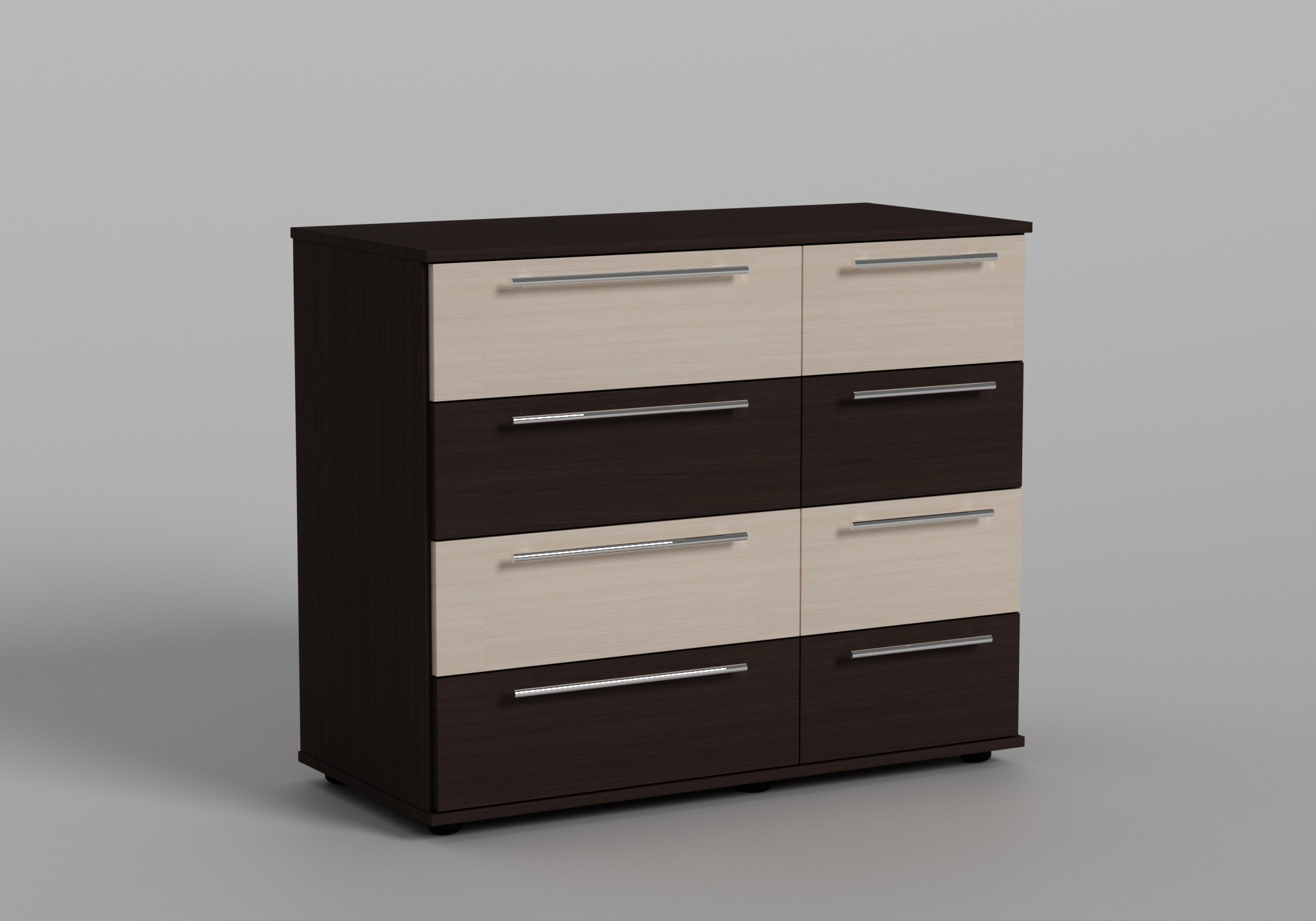 Зображення з  Комод 2 стандарт, Готові кольорові рішення Дуб Бароко Бурштиновий