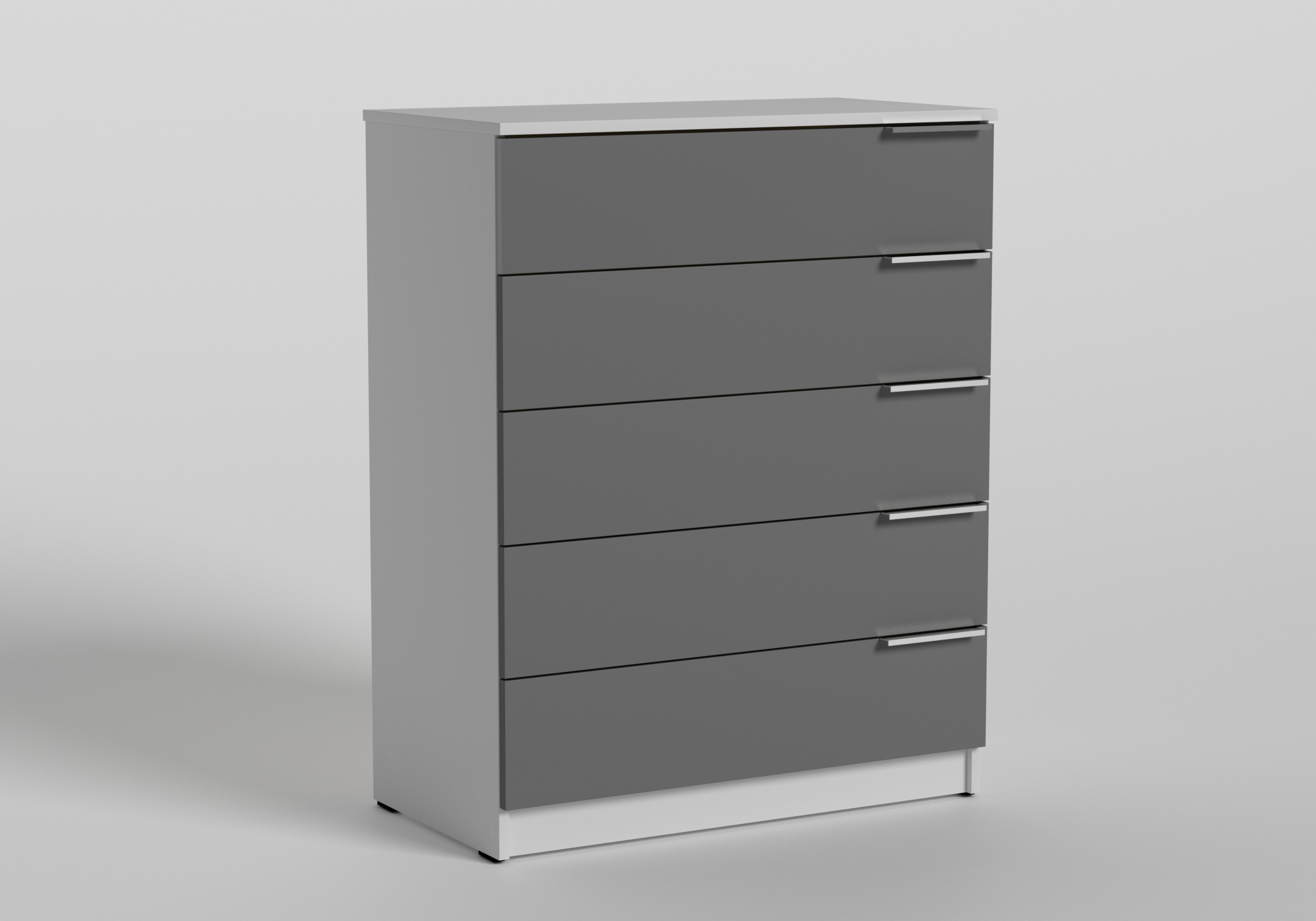 Зображення з  Комод 9, Готові кольорові рішення Дуб Крафт білий