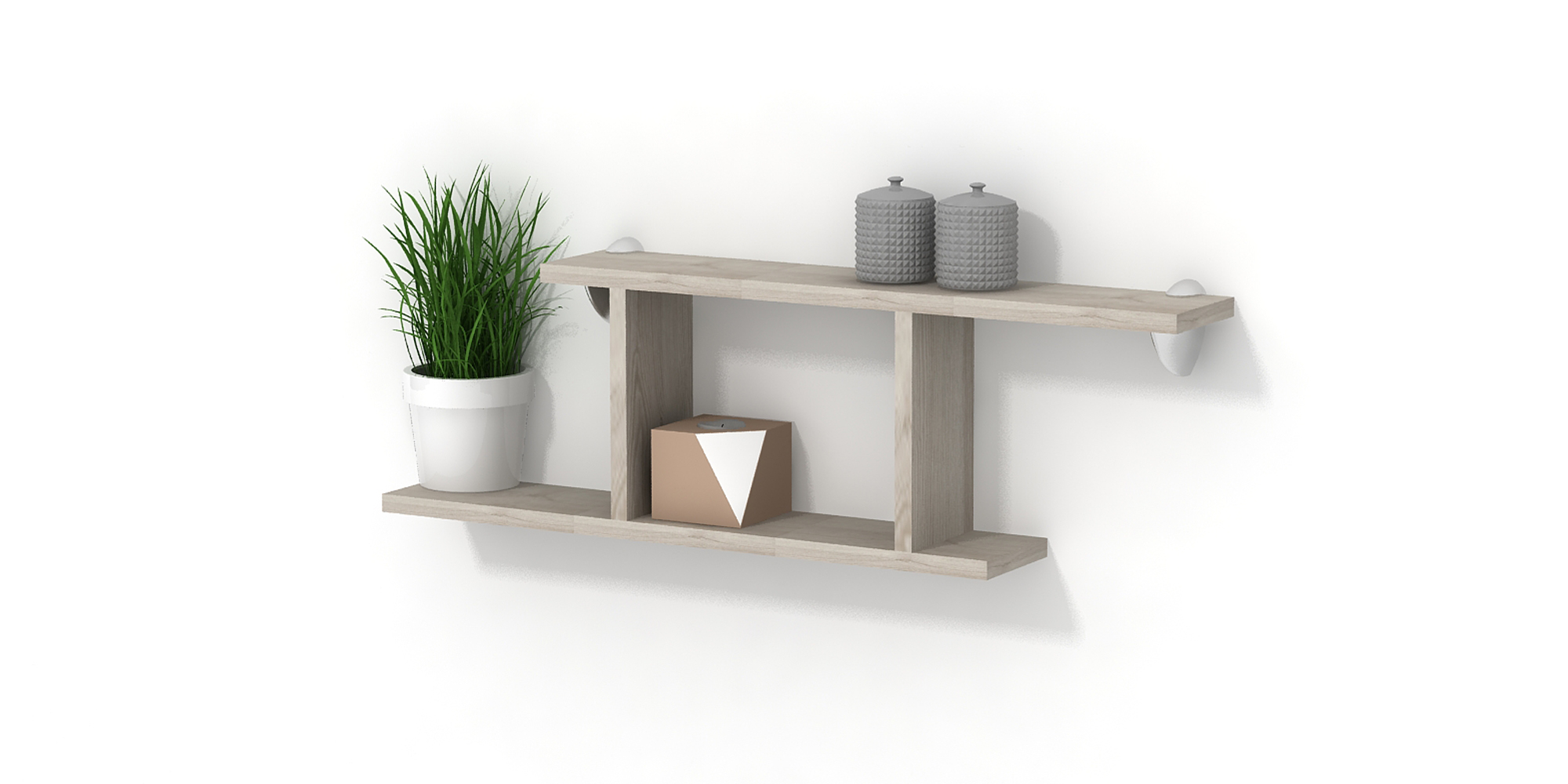 Зображення з  Полка №1, Готові кольорові рішення Дуб Крафт золотий