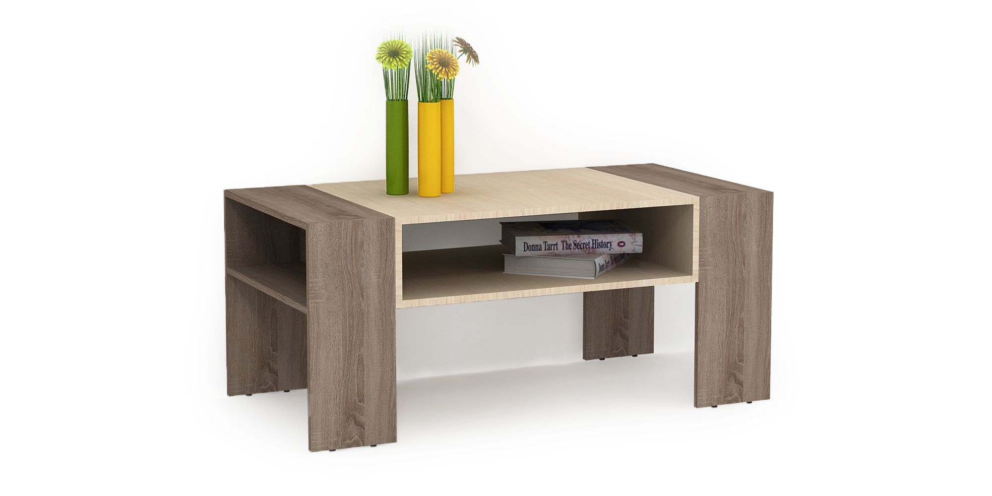 Зображення з  Стіл журнальний 10, Готові кольорові рішення Дуб Бароко Рістретто