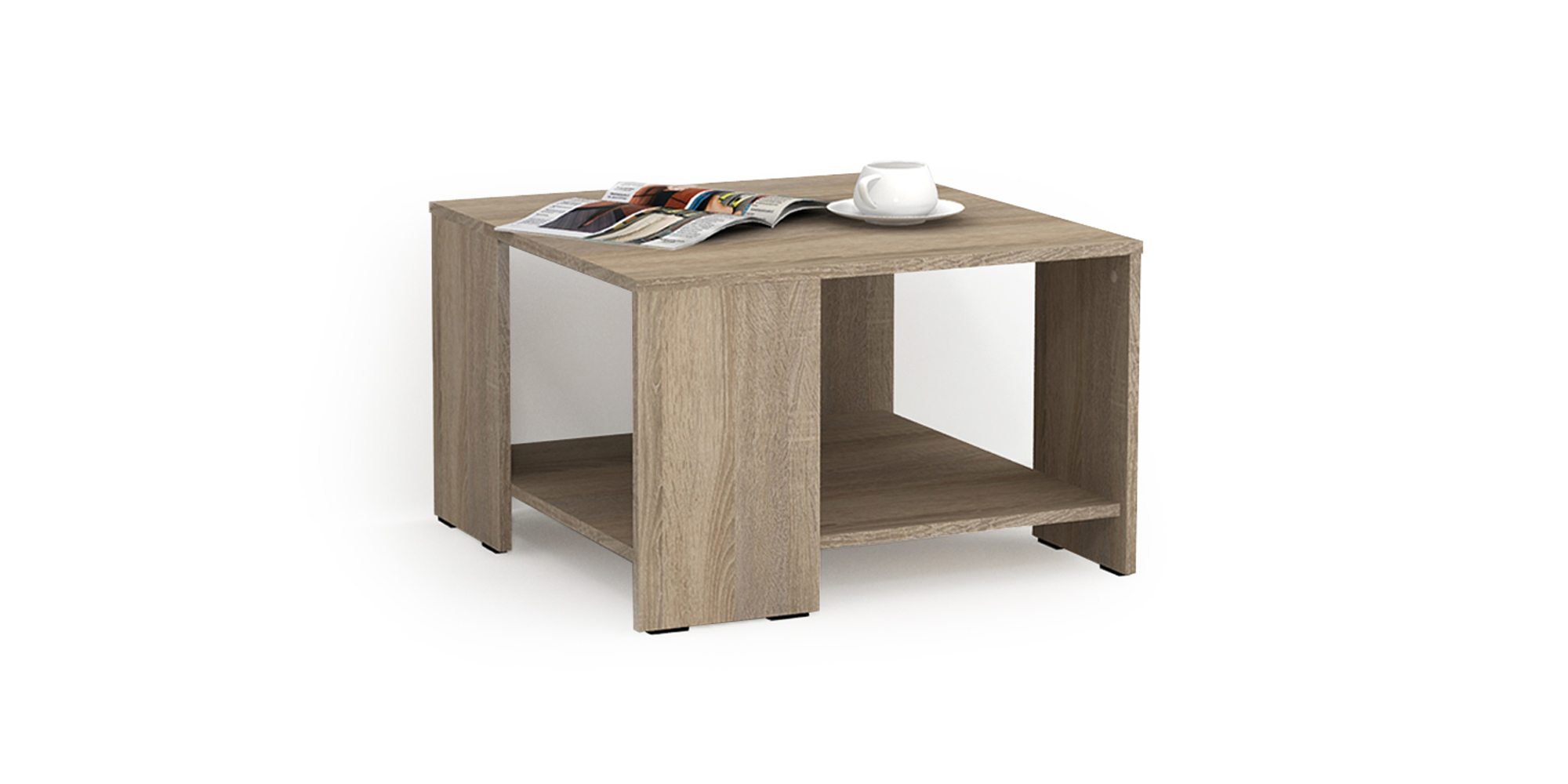 Зображення з  Стіл журнальний 6, Готові кольорові рішення Дуб Бароко Рістретто