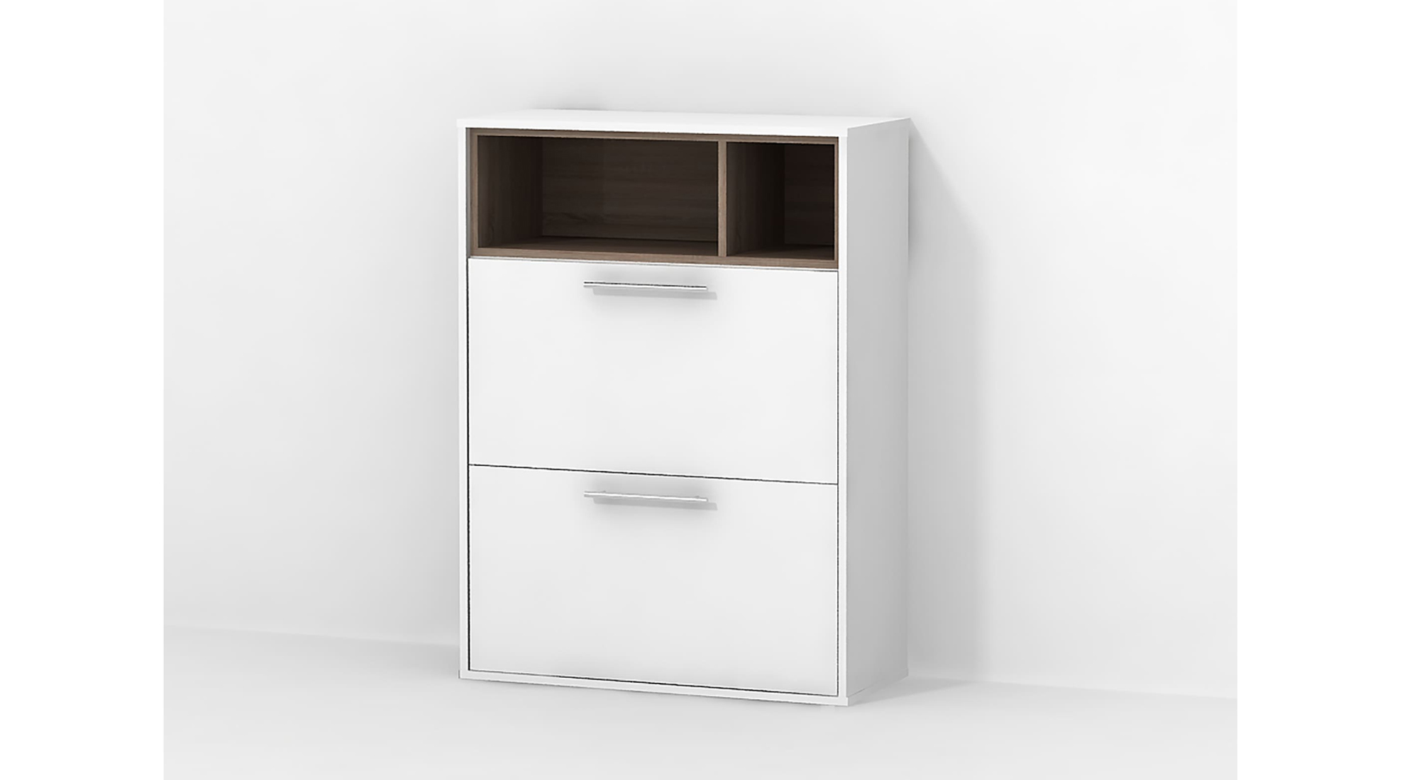 Зображення з  Тумба для взуття Josephina (Жозефіна), Готові кольорові рішення Біле дерево