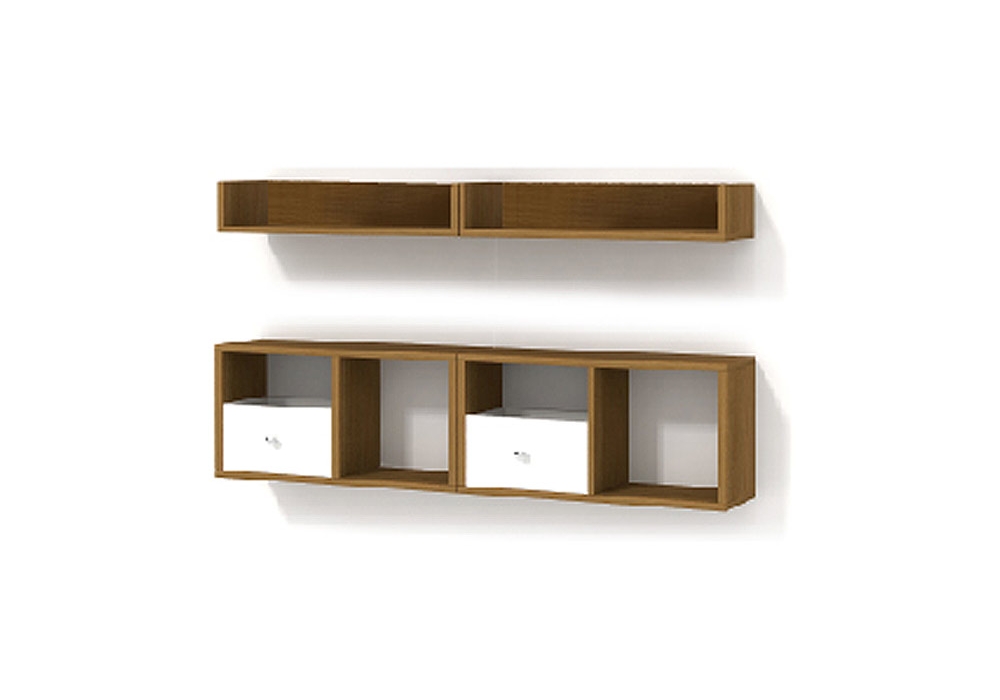 Зображення з  Модульна система 4, Готові кольорові рішення Дуб Бароко Бурштиновий