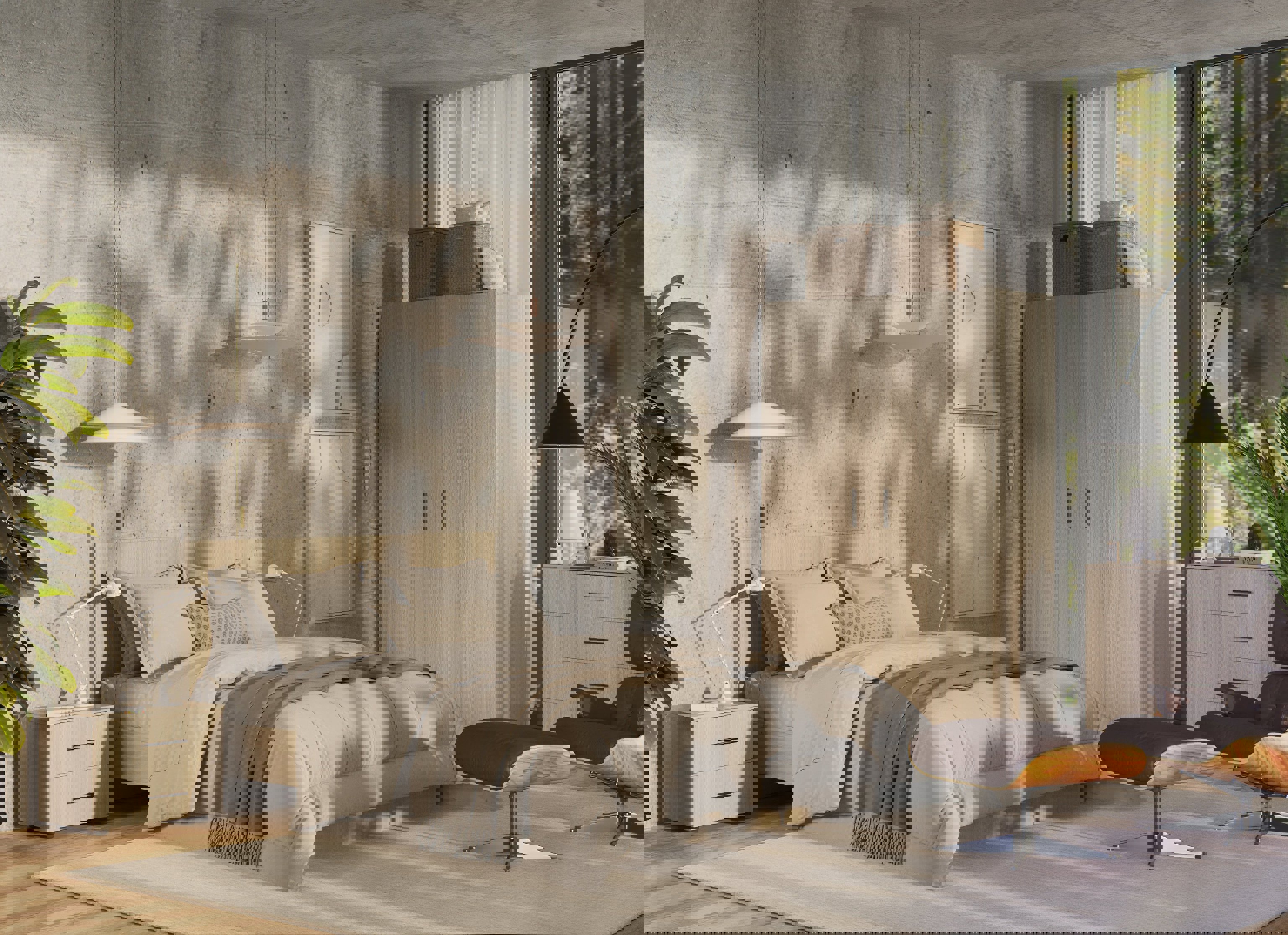 Зображення з  Спальня Luna/Луна, Готові кольорові рішення Дуб Крафт золотий