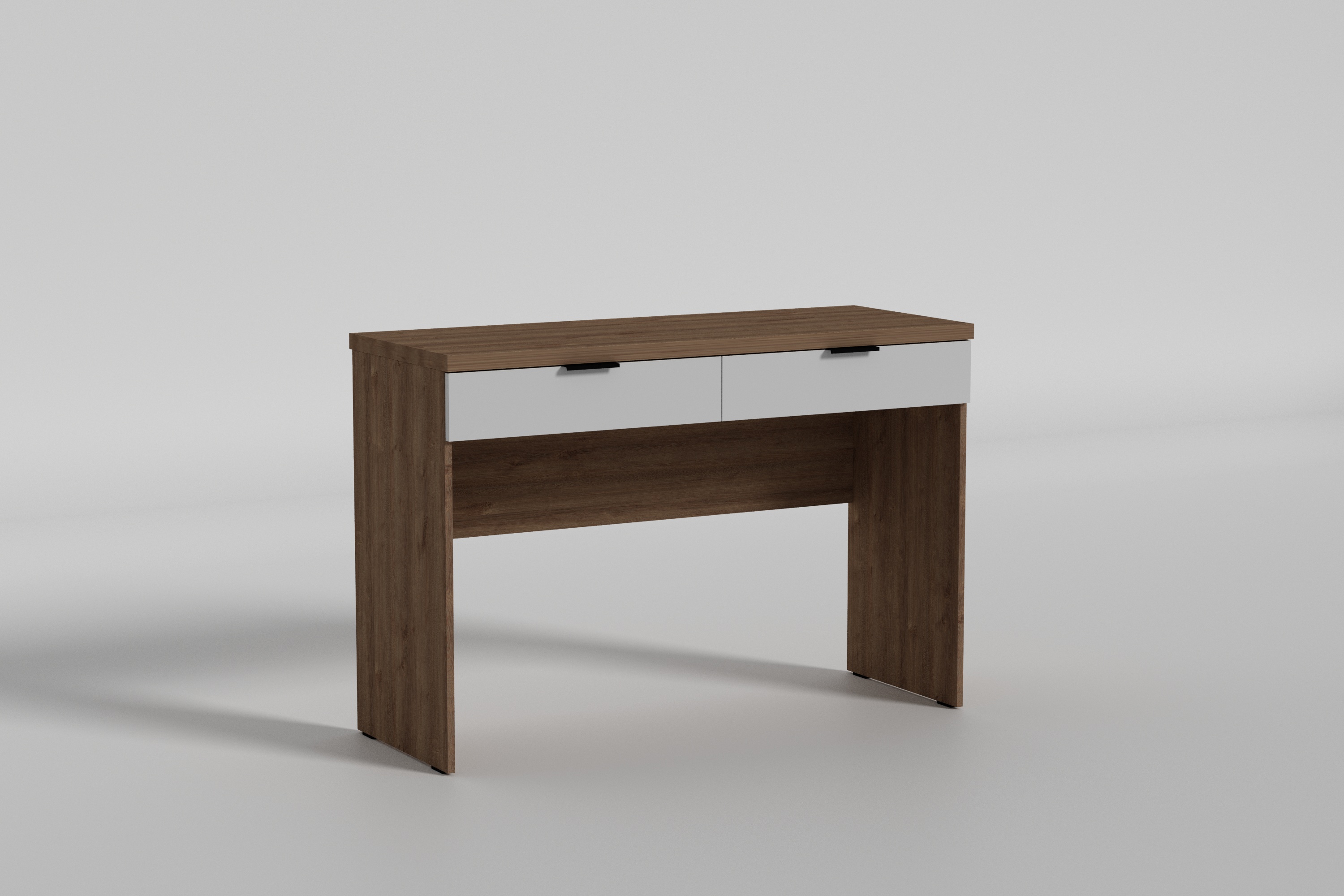 Зображення з  Стіл Junior (Джуніор) з 2 шухлядками та кришкою 32 мм, Готові кольорові рішення Дуб Бароко Бурштиновий