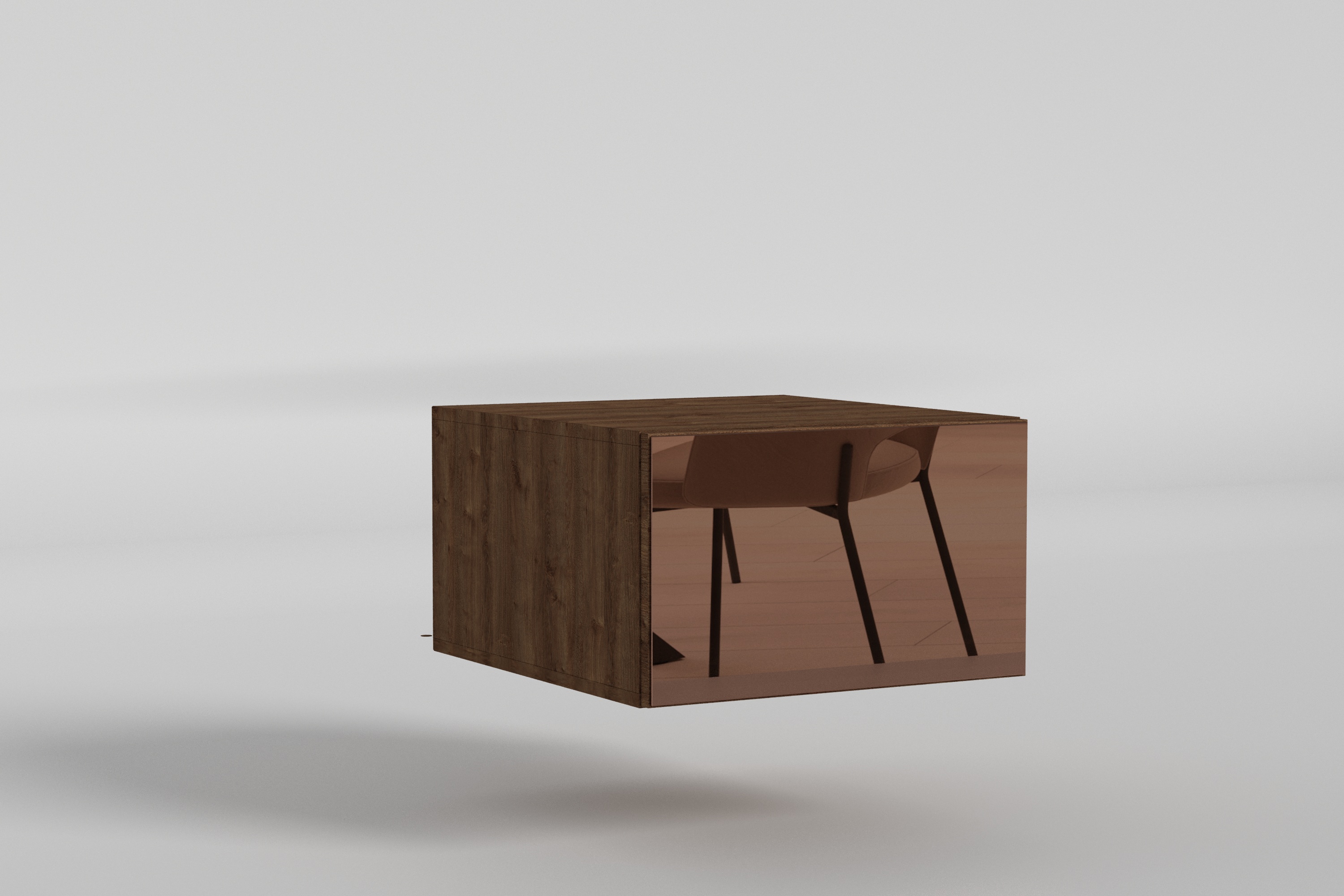 Зображення з  Антресоль Noir/Нуар 1-дв, Готові кольорові рішення Дуб Бароко Бурштиновий