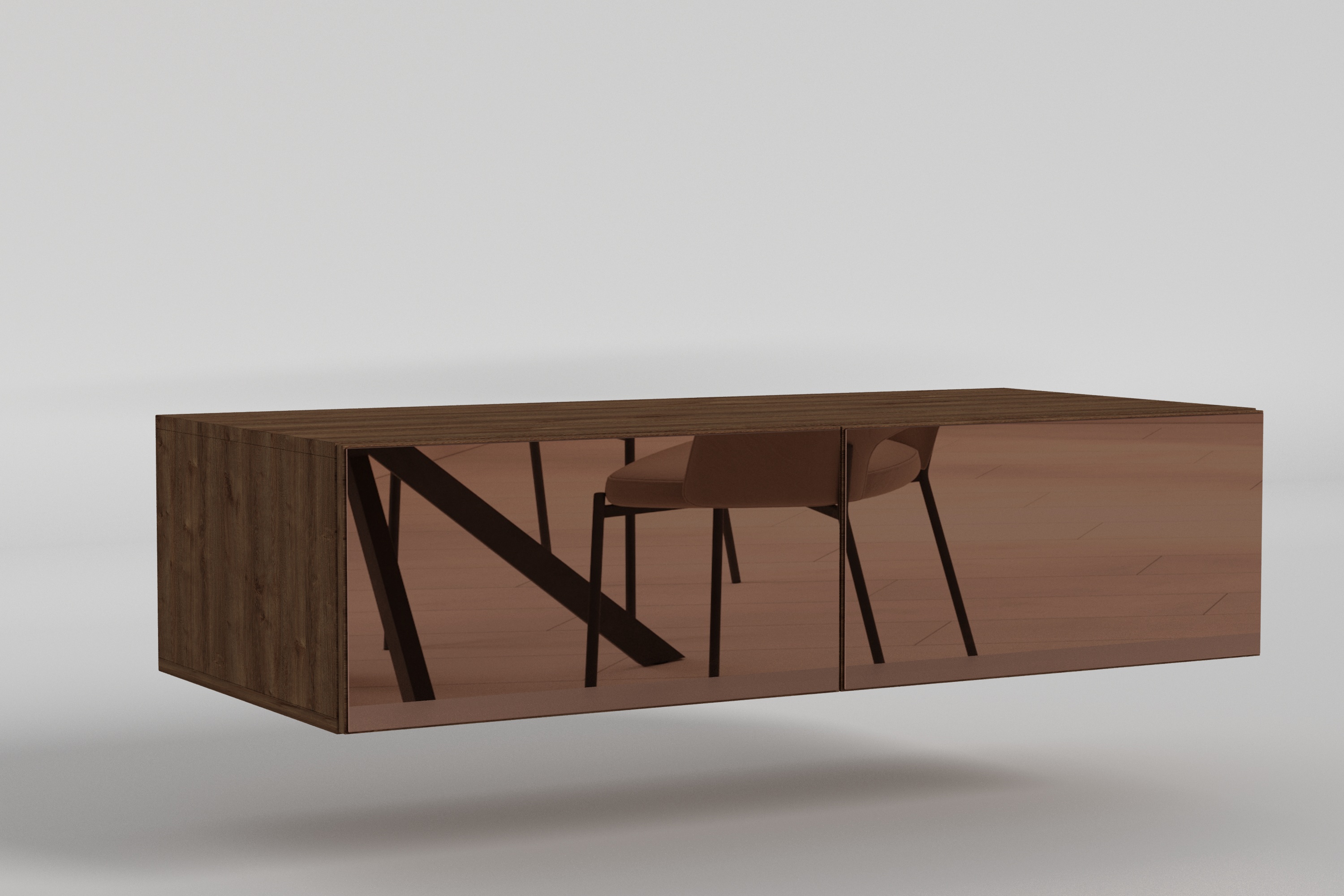 Зображення з  Антресоль Noir/Нуар 2-дв, Готові кольорові рішення Кашемір