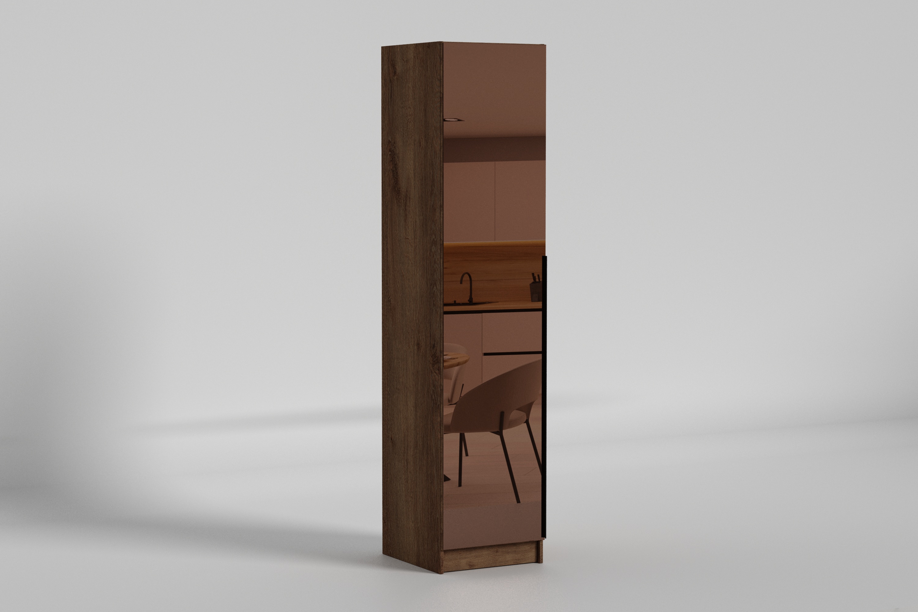 Зображення з  Пенал Noir/Нуар №2, Готові кольорові рішення Антрацит