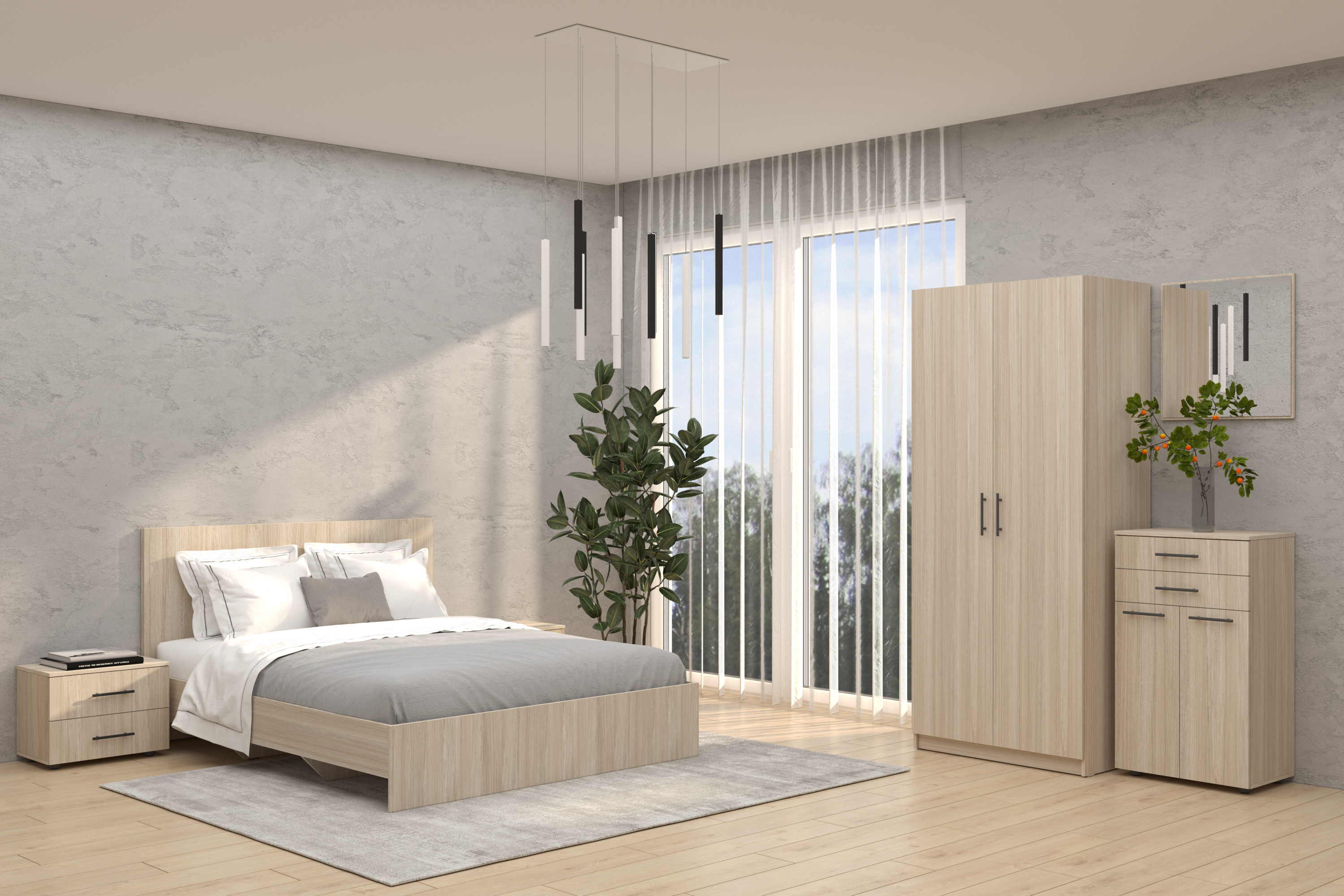 Зображення з  Спальня Luna/Луна №2, Готові кольорові рішення Біла Аляска