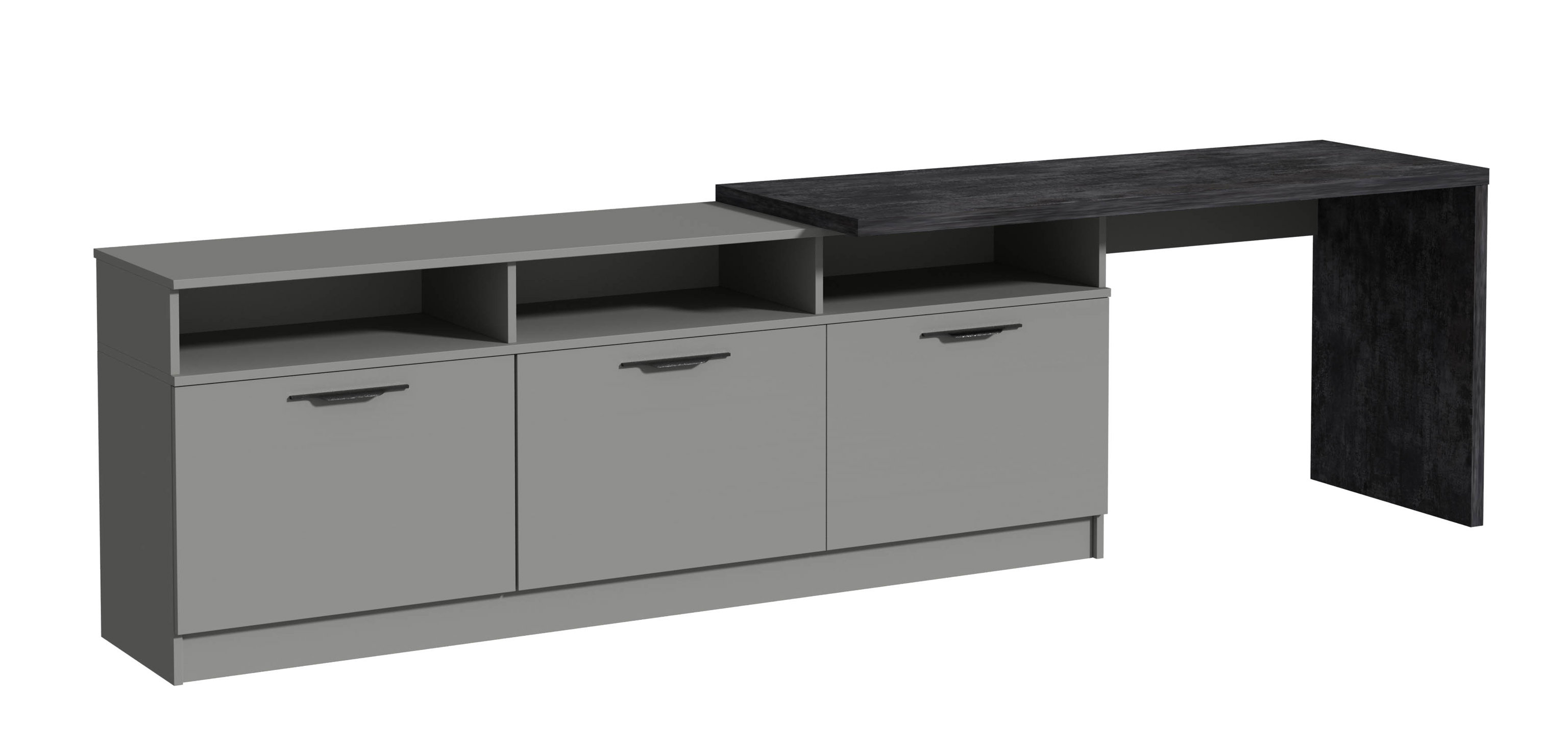 Зображення з  Тумба під ТБ Rosso/Россо розпашна 3000х600х804, Готові кольорові рішення Дуб К'янті Агат