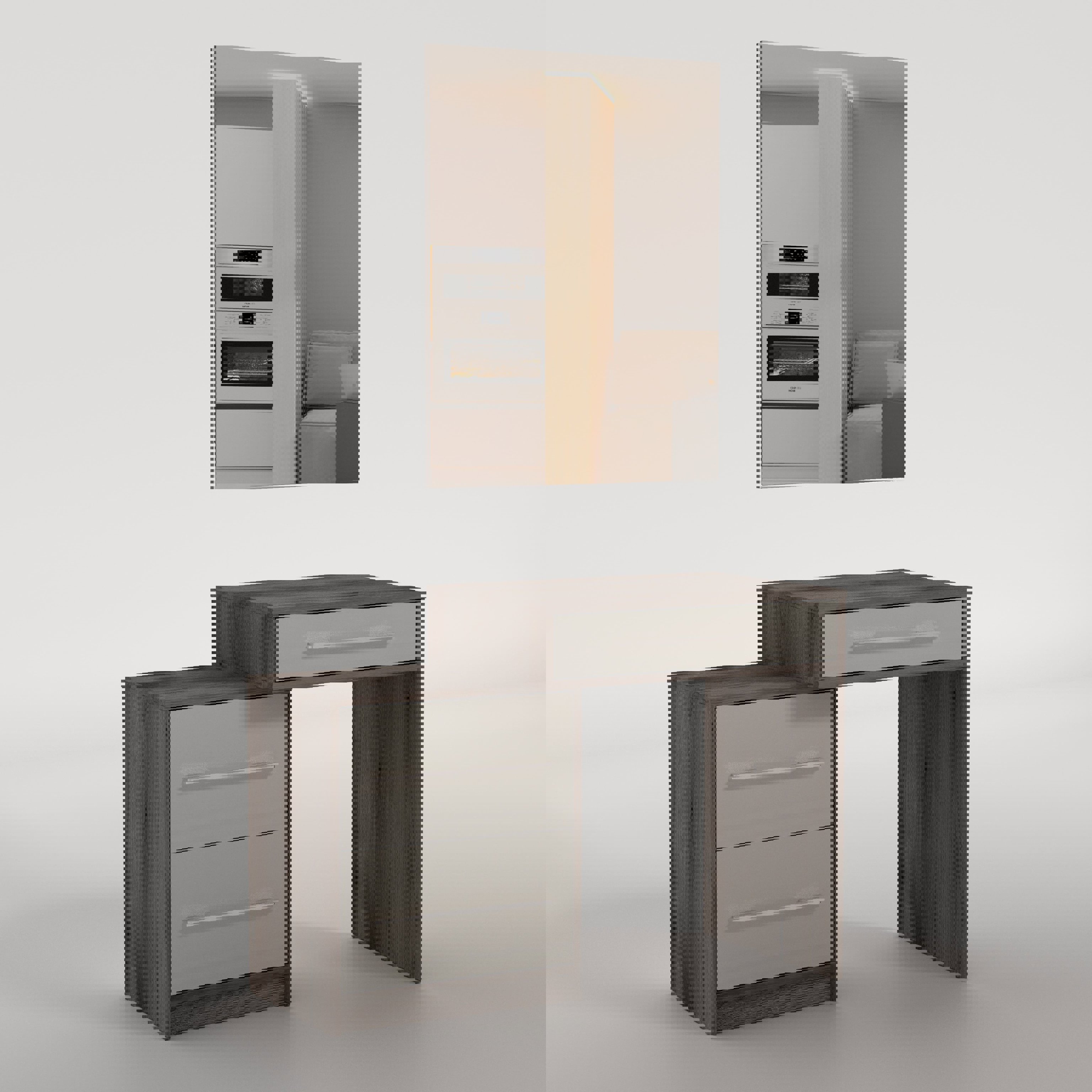 Зображення з  Туалетний стіл Loom/Лум, Готові кольорові рішення Бетон темнний