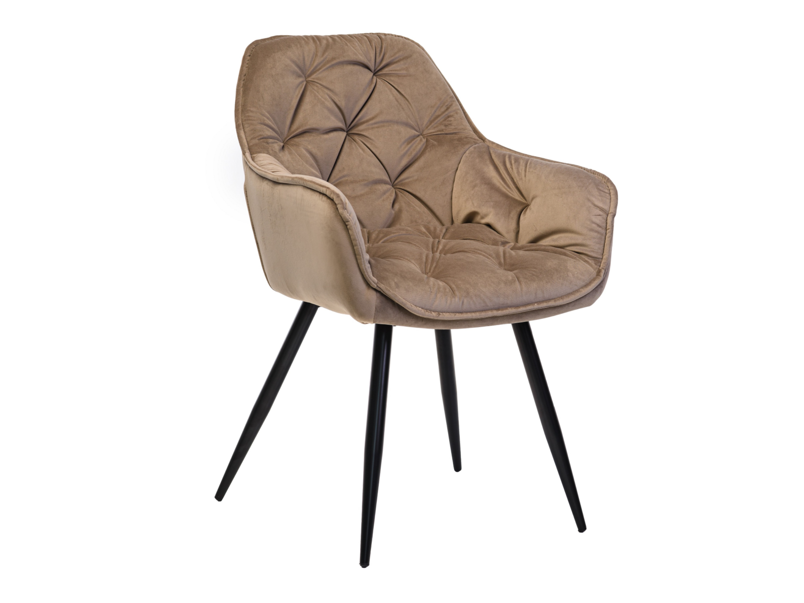 Зображення з  Стілець M-65 капучино велюр + чорний