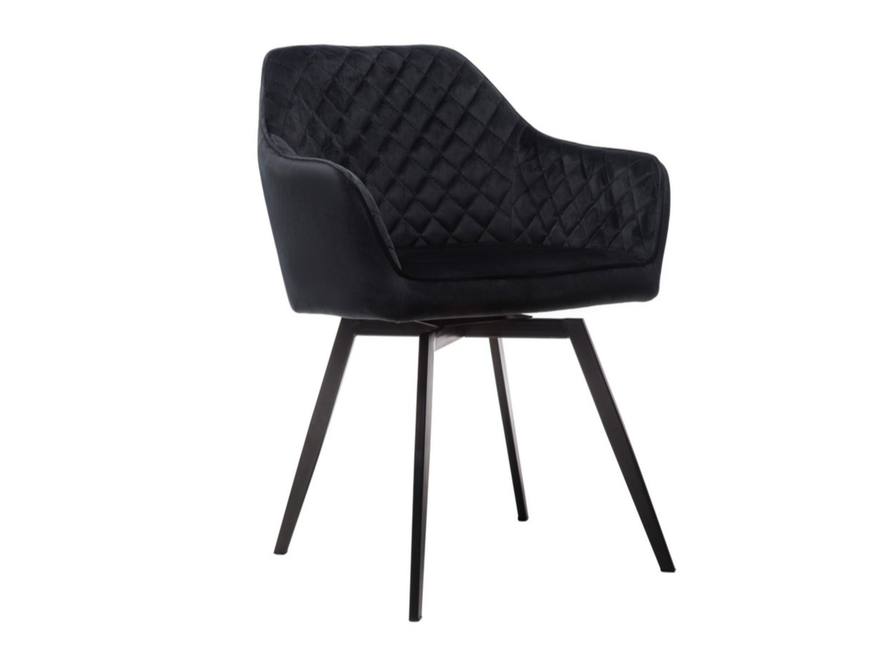 Зображення з  Стілець поворотний R-63 чорний + чорний