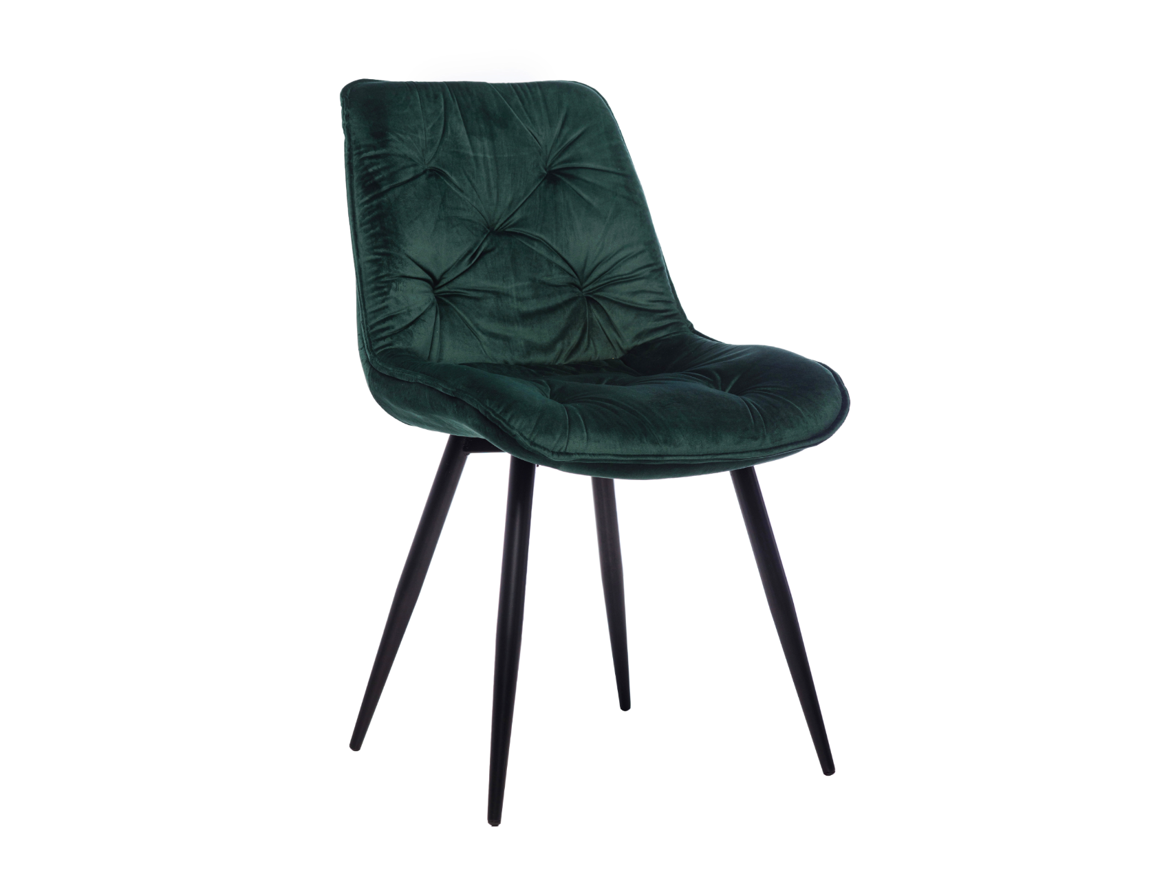 Зображення з  Стілець M-48 смарагдовий велюр + чорний
