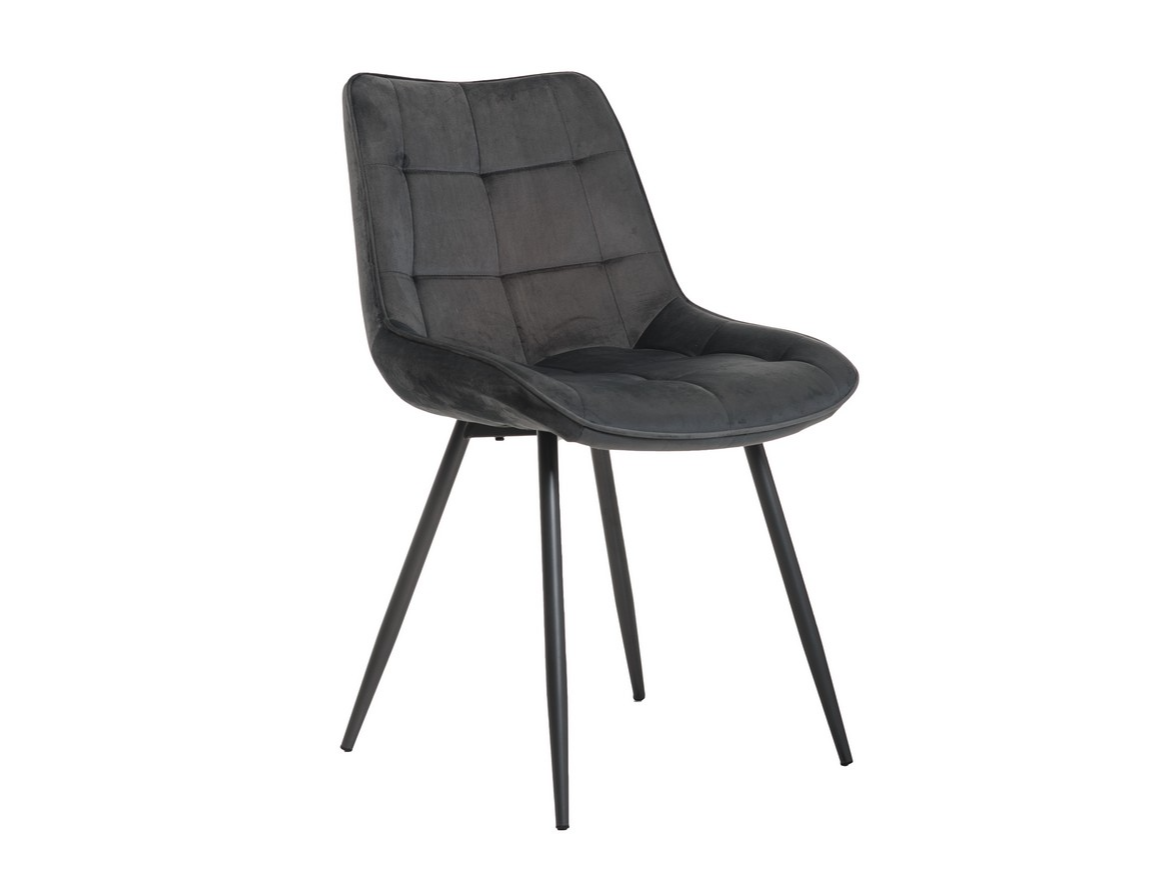 Зображення з  Стілець N-45 сірий велюр