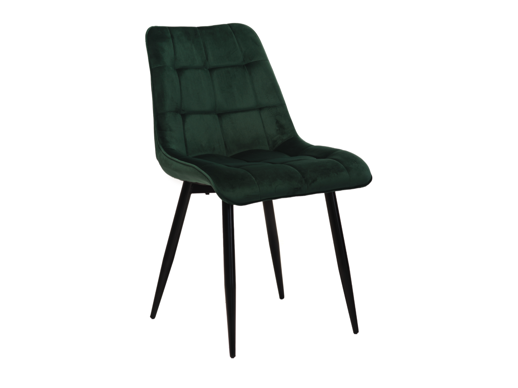 Зображення з  Стілець N-46 смарагдовий велюр + чорний