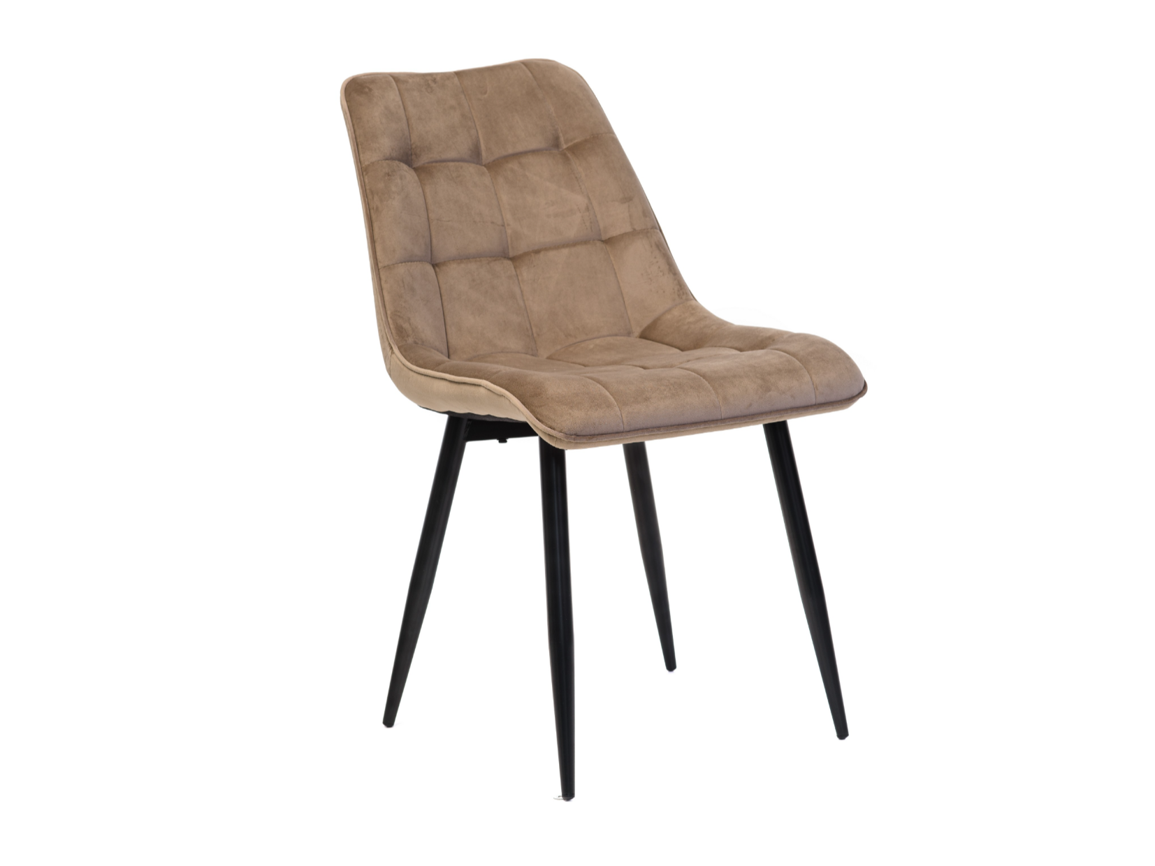 Зображення з  Стілець N-46 капучино велюр + чорний