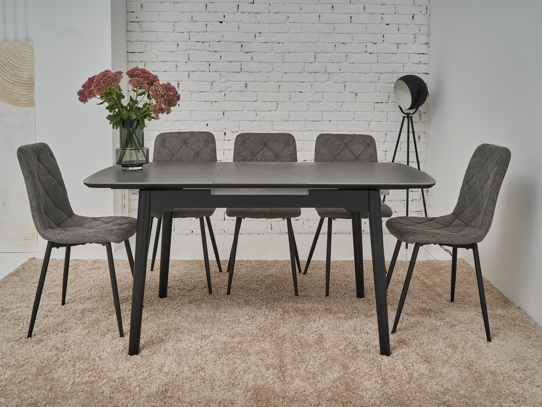 Зображення з  Керамічний стіл TM-76 петра грей + чорний