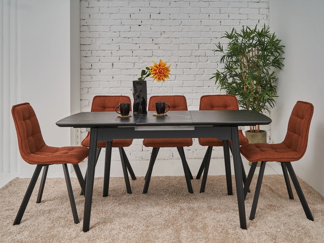 Зображення з  Керамічний стіл TM-76 чорний онікс + чорний