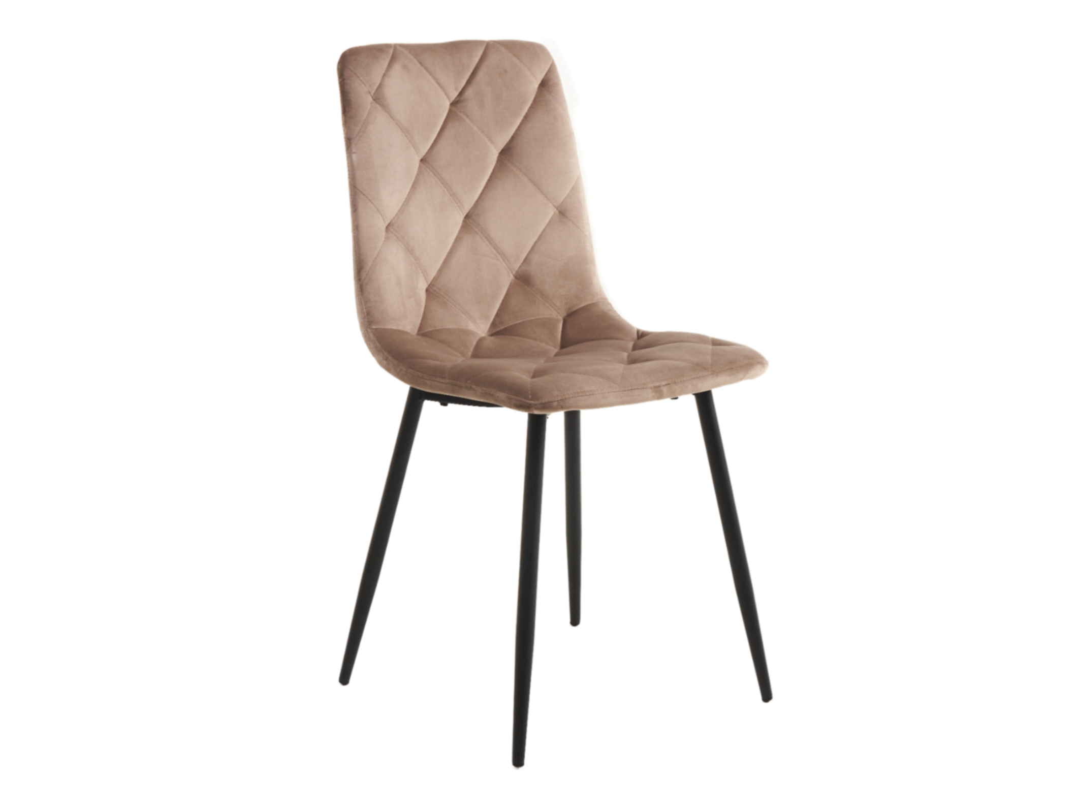 Зображення з  Стілець N-41 капучино велюр + чорний