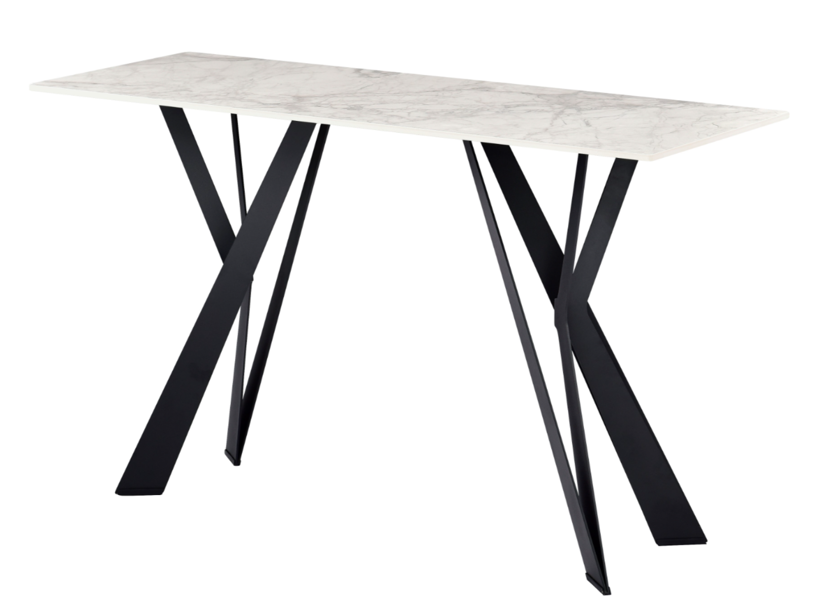 Зображення з  Консоль "Тео" б'янко карарра + чорний