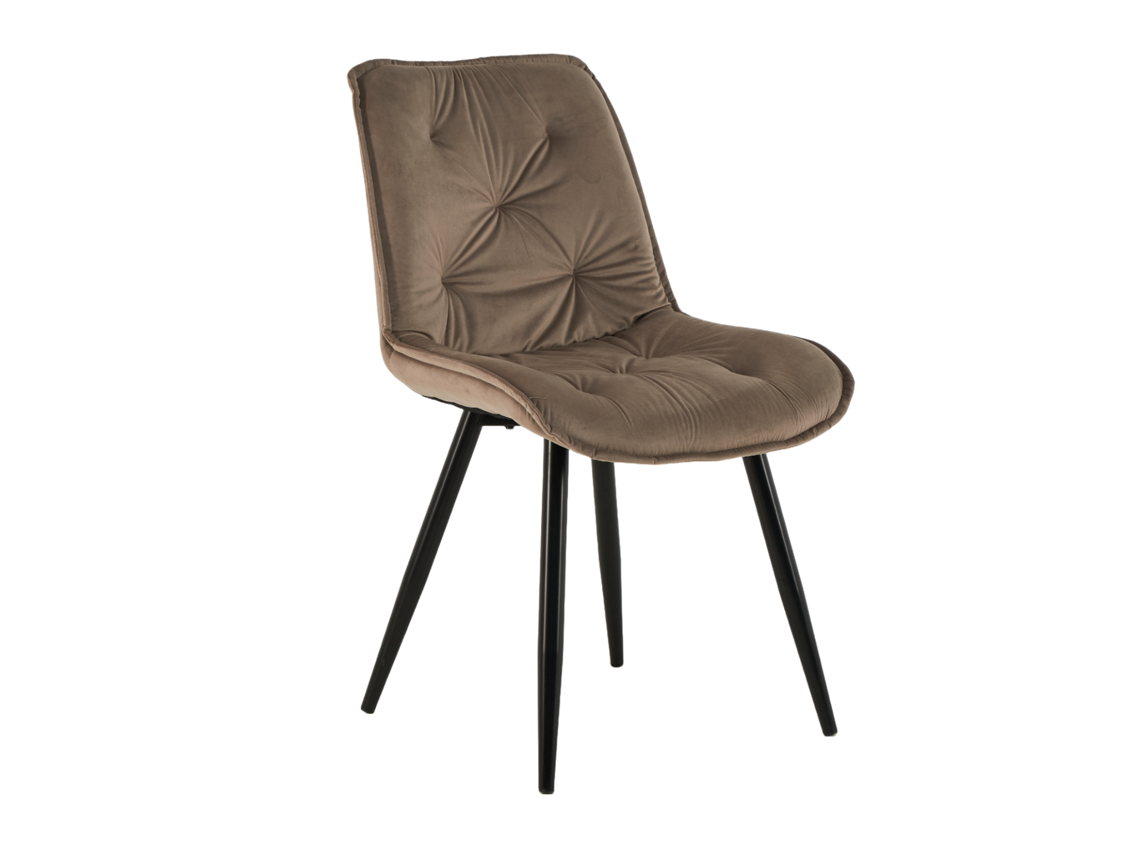 Зображення з  Стілець M-48 капучино велюр + чорний