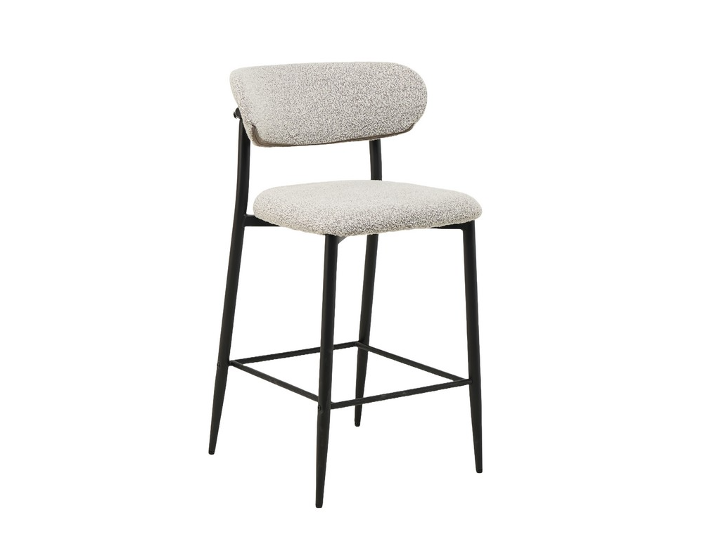 Зображення з  Напівбарний стілець B-160 натуральний + чорний