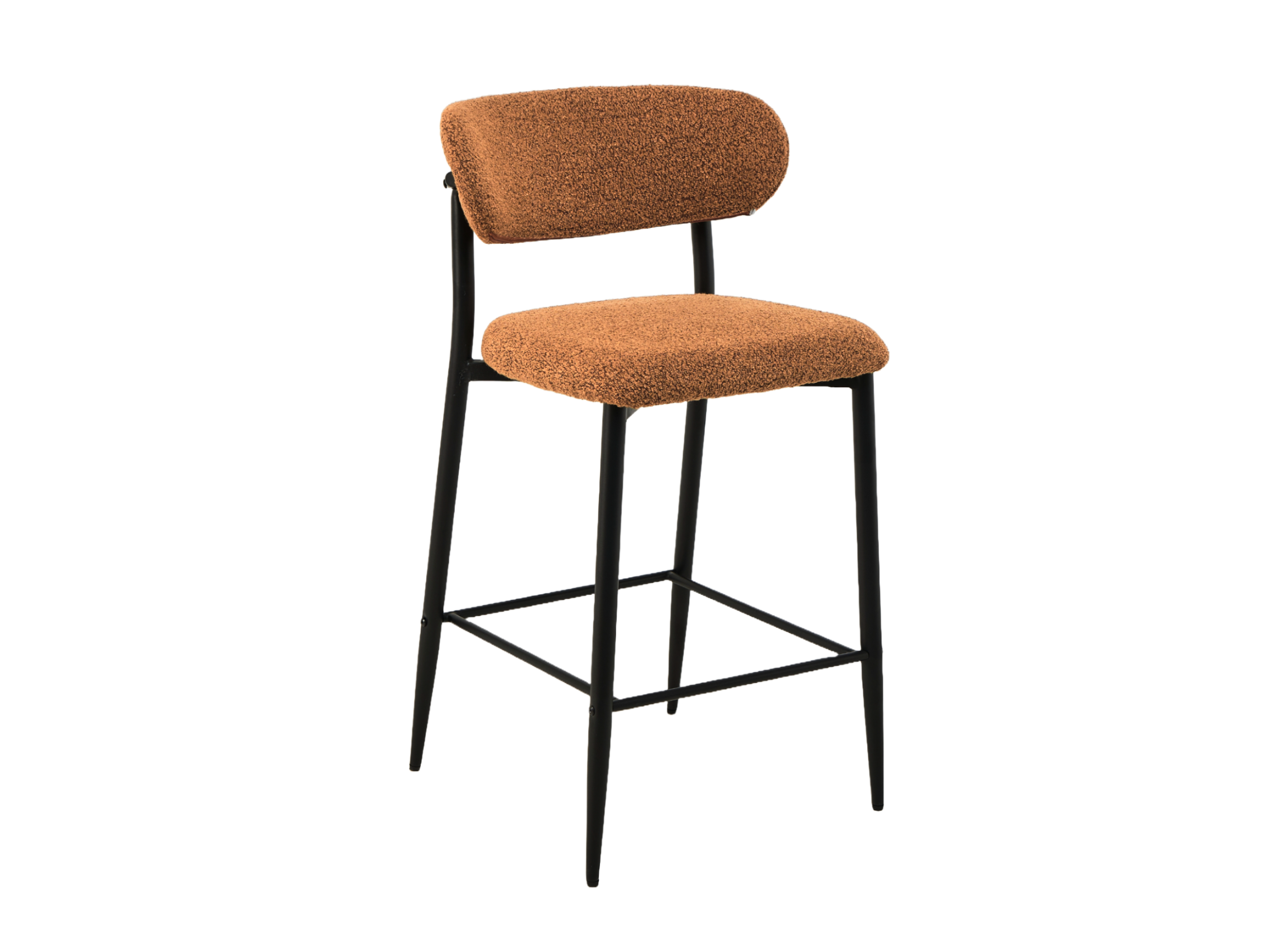 Зображення з  Напівбарний стілець B-160 гірчичний + чорний